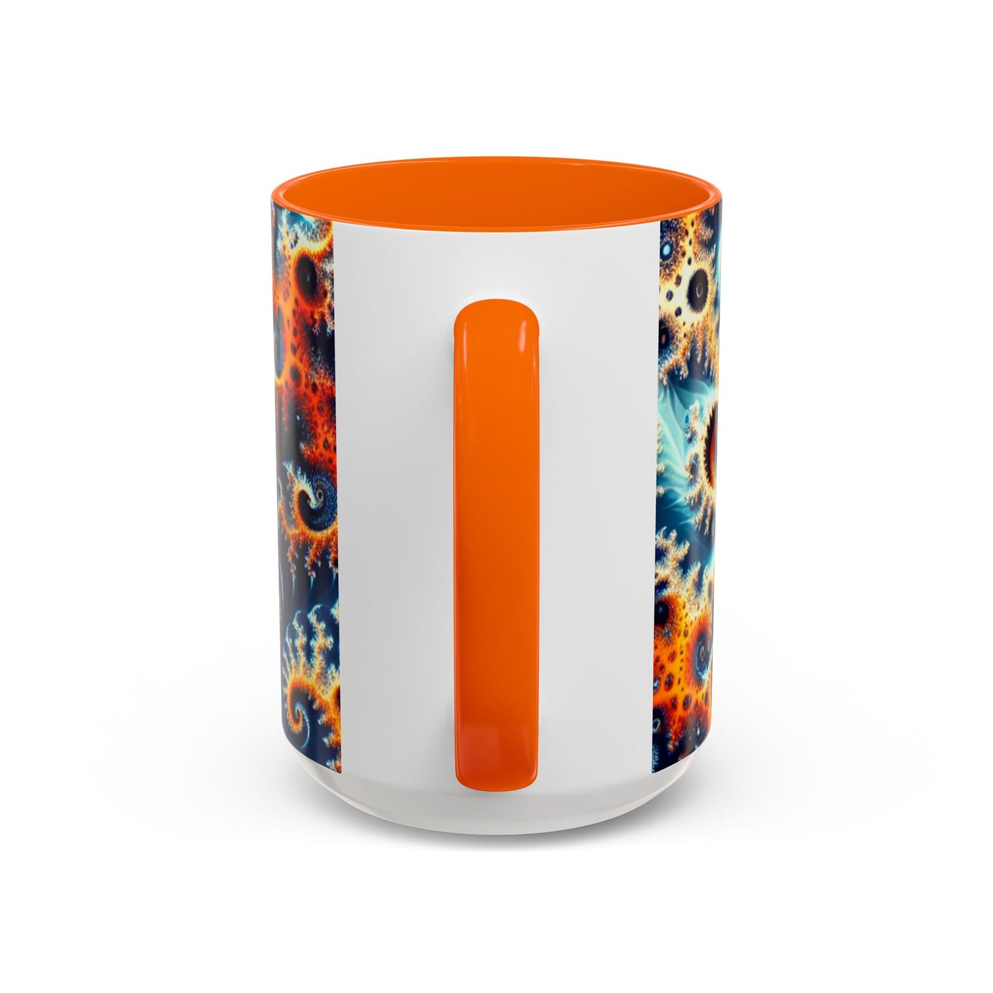 Vibrant Spiral Design Coffee Mug - 11/15oz Ceramic Accent Cup for Art Lovers