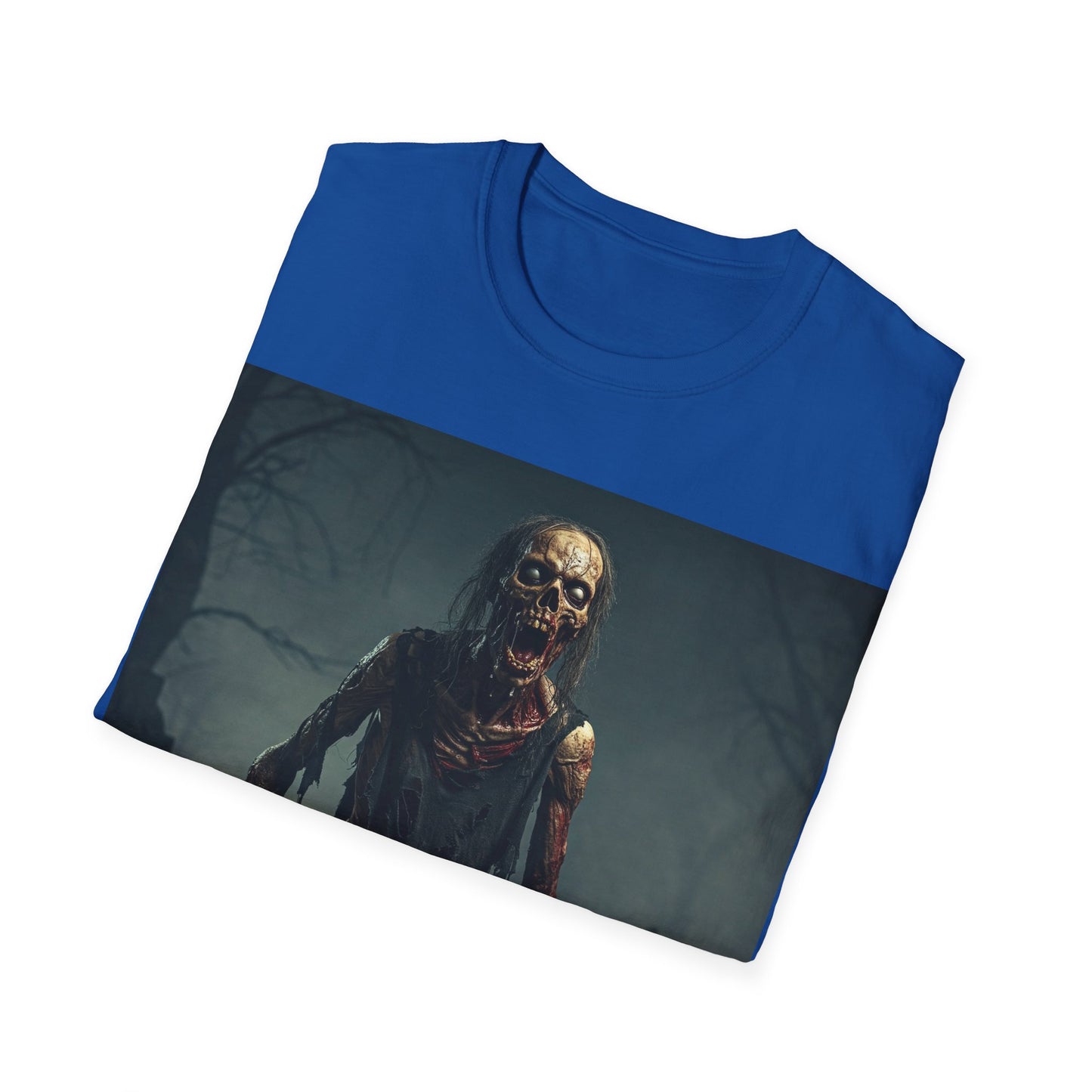 UK - Horror Zombie Graphic Apocalyptic Portrait Tee, bold, decaying zombie graphic