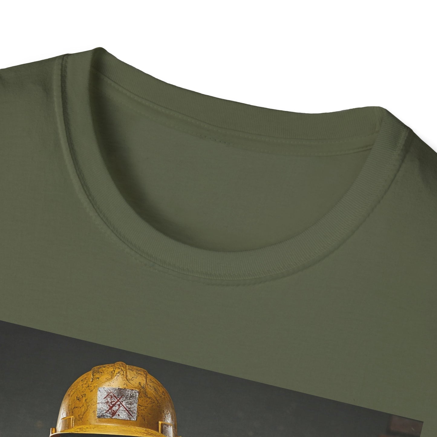 Zombie Construction Worker Unisex Softstyle T-Shirt