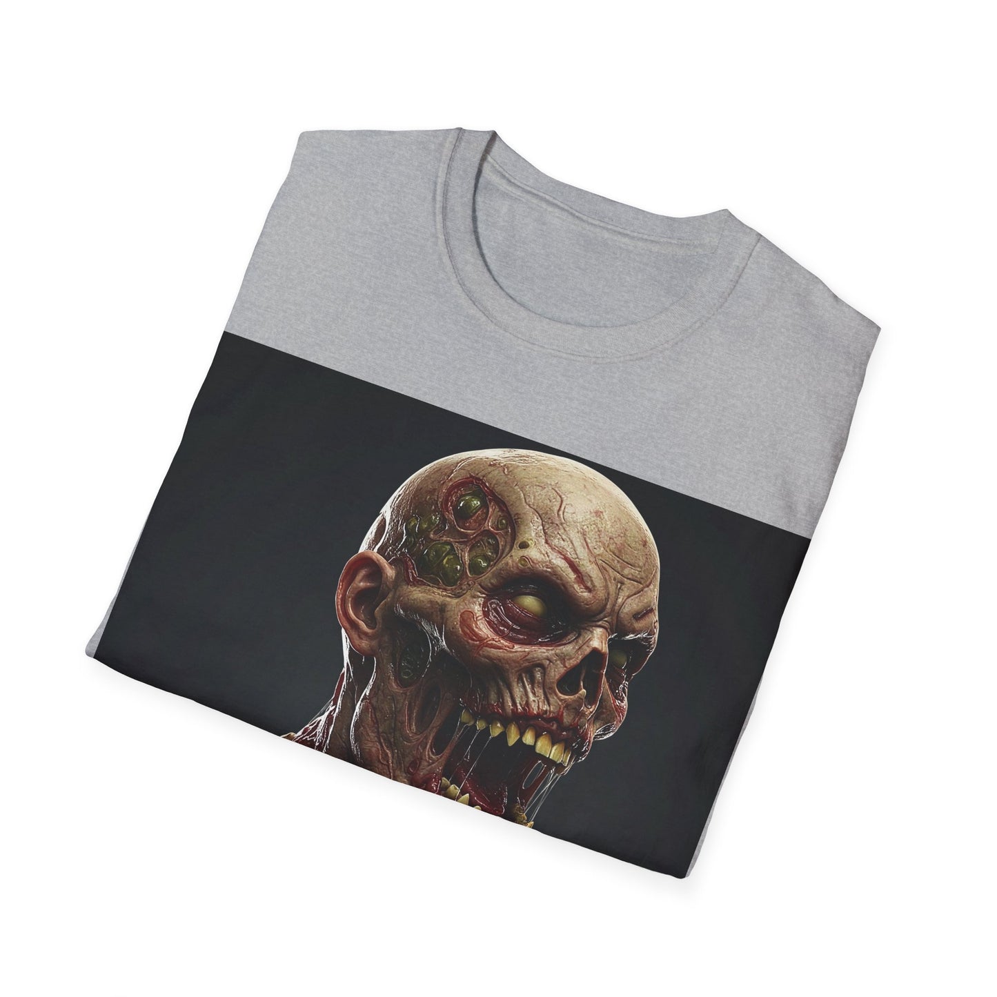 UK - Zombie Graphic Unisex Softstyle T-Shirt | Horror Movie Fan Apparel