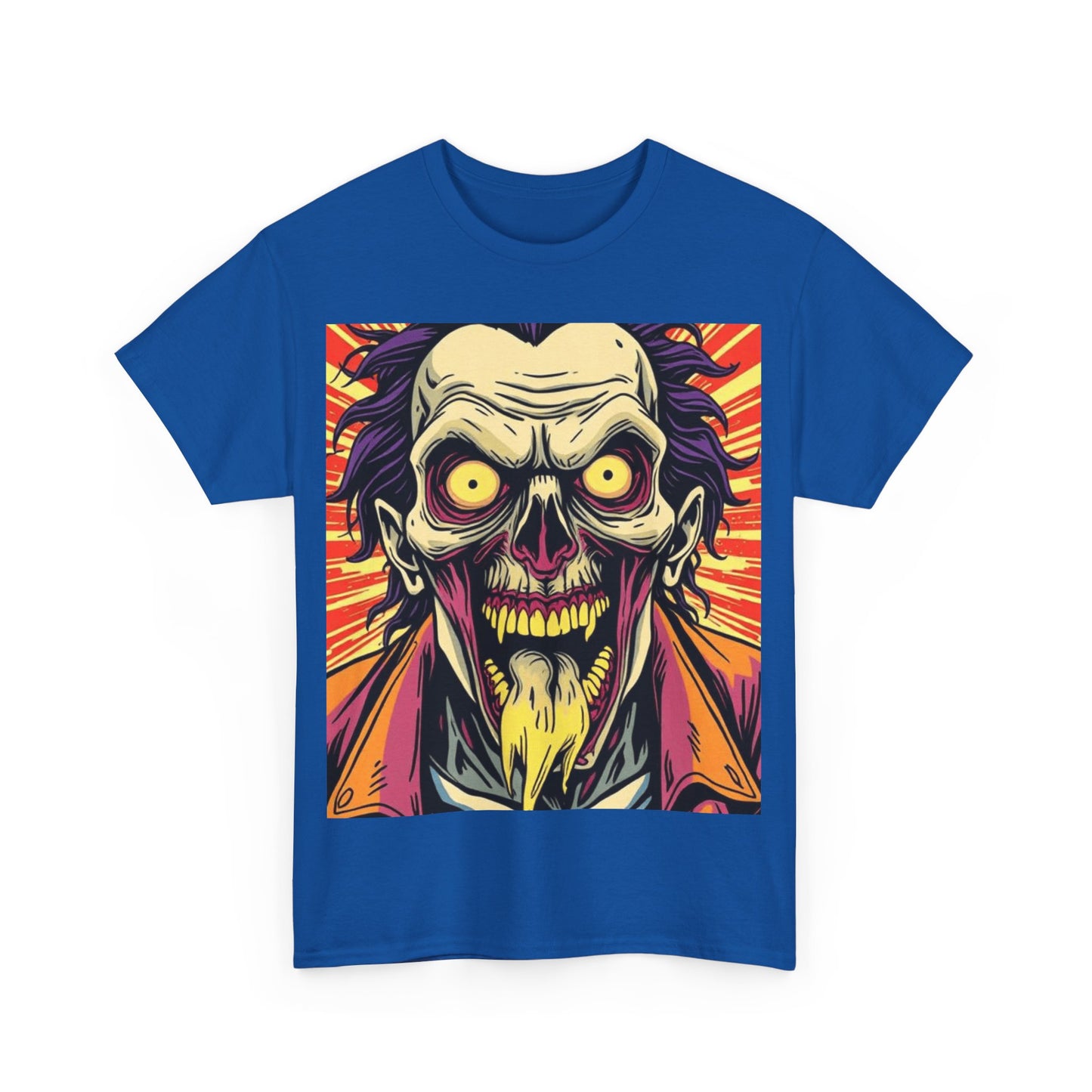 UK - Spooky Graphic Unisex Heavy Cotton Tee - Halloween Inspired Design