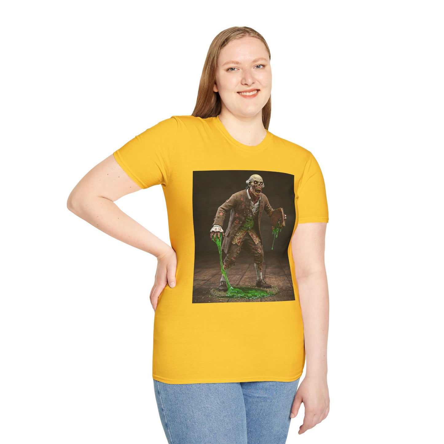 Zombie Science Unisex Softstyle T-Shirt - Spooky Halloween Apparel