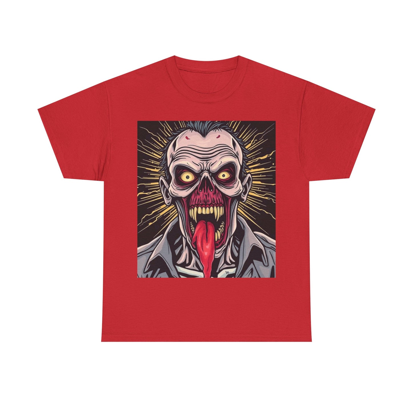 UK - Vintage Horror Graphic Unisex Heavy Cotton Tee