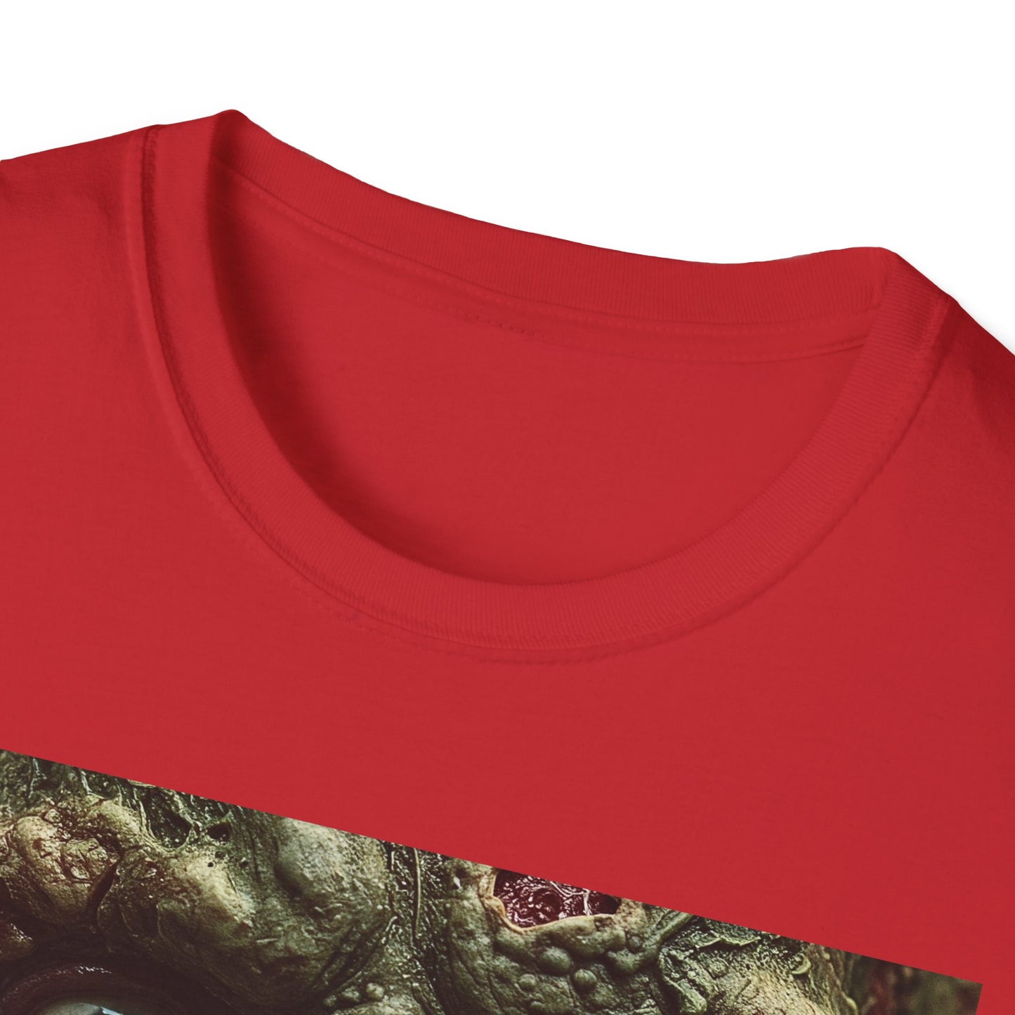 Apocalyptic Portrait Tee, bold, decaying zombie graphic