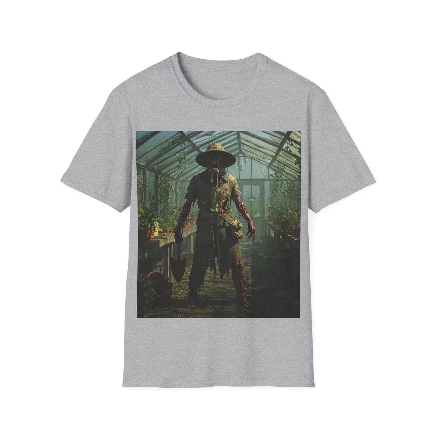 UK - Unisex Softstyle T-Shirt - Gothic Scarecrow Graphic Tee