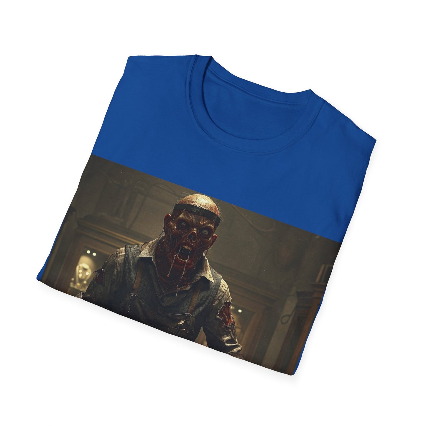 UK - Unisex Horror-Themed Softstyle T-Shirt - Perfect for Halloween and Cosplay