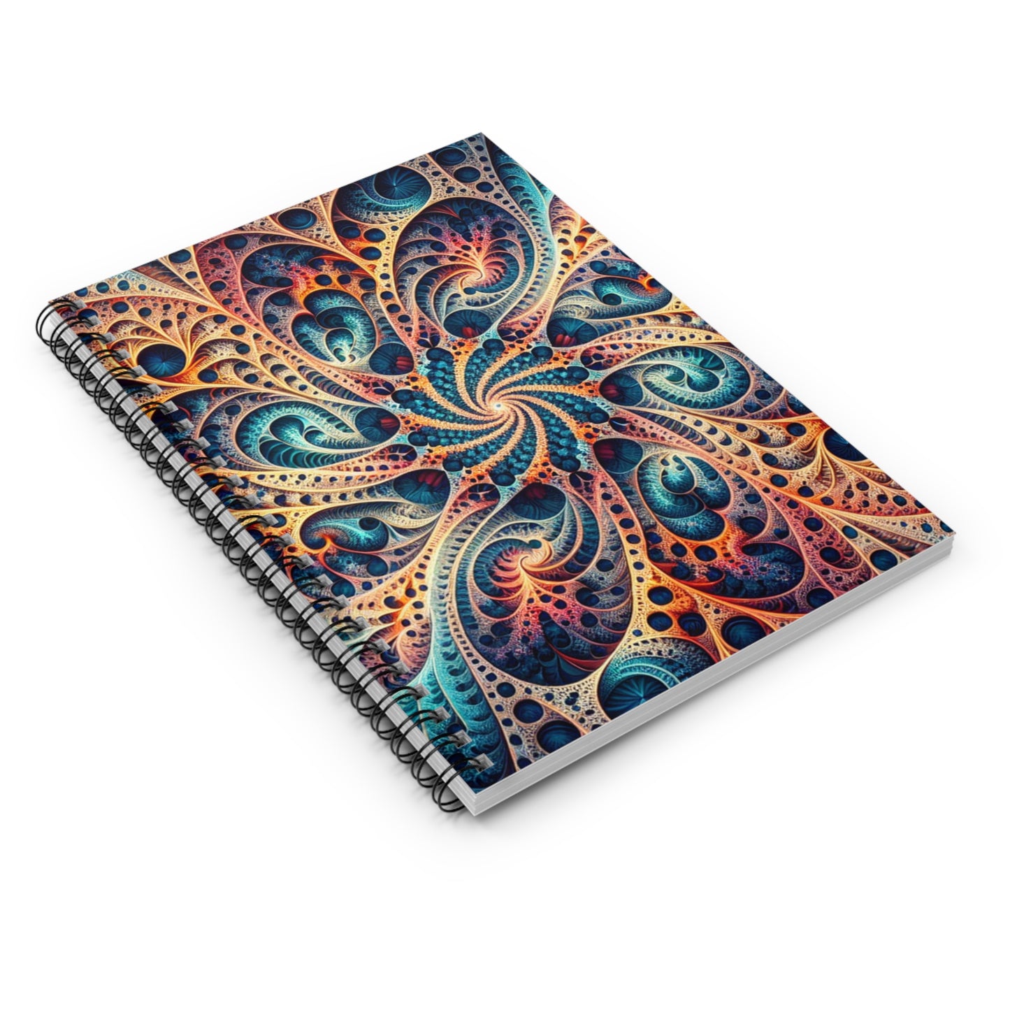 Colorful Spiral Design Ruled Notebook - Perfect for Creative Minds