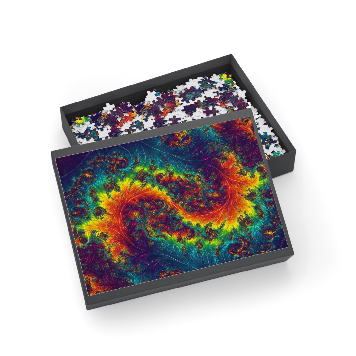 071- Fractal Puzzle (96, 252, 500, 1000-Piece) - Fun Family Activity and Gift