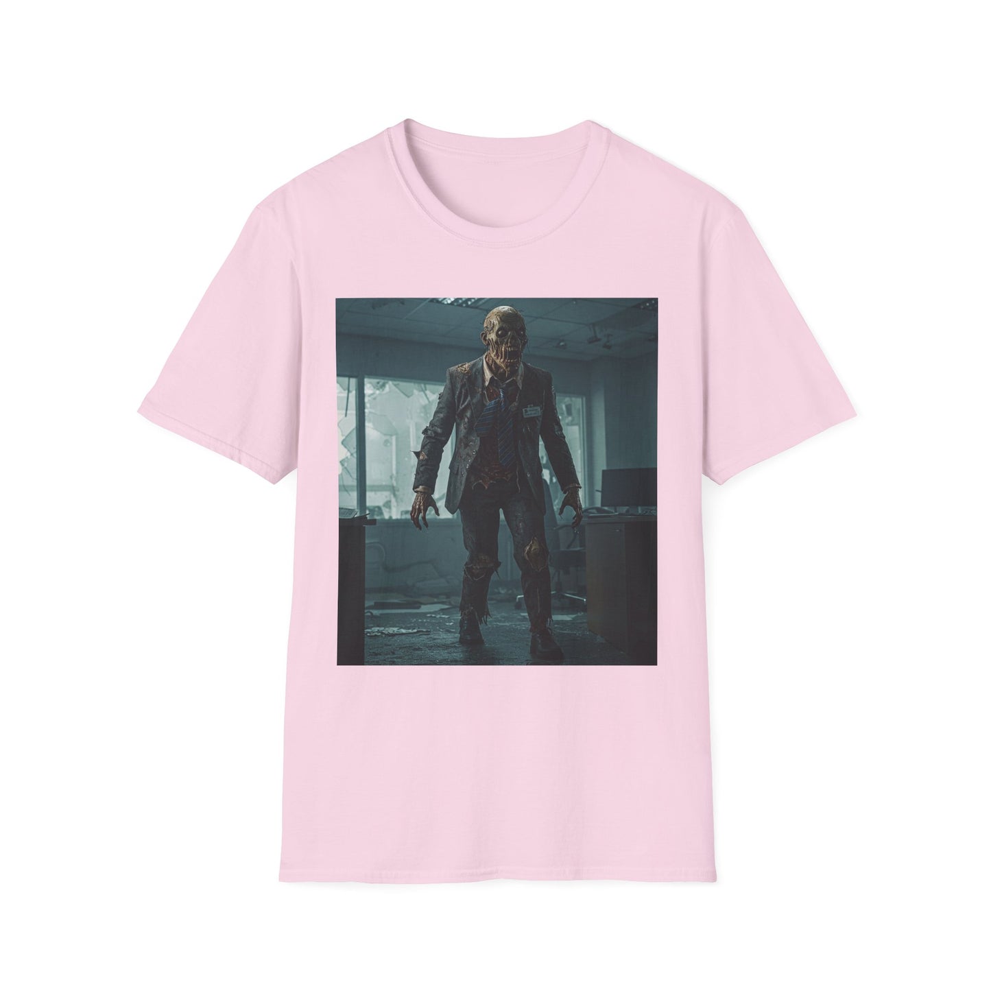 Zombie Apocalypse Unisex Softstyle T-Shirt - Perfect for Horror Fans and Parties