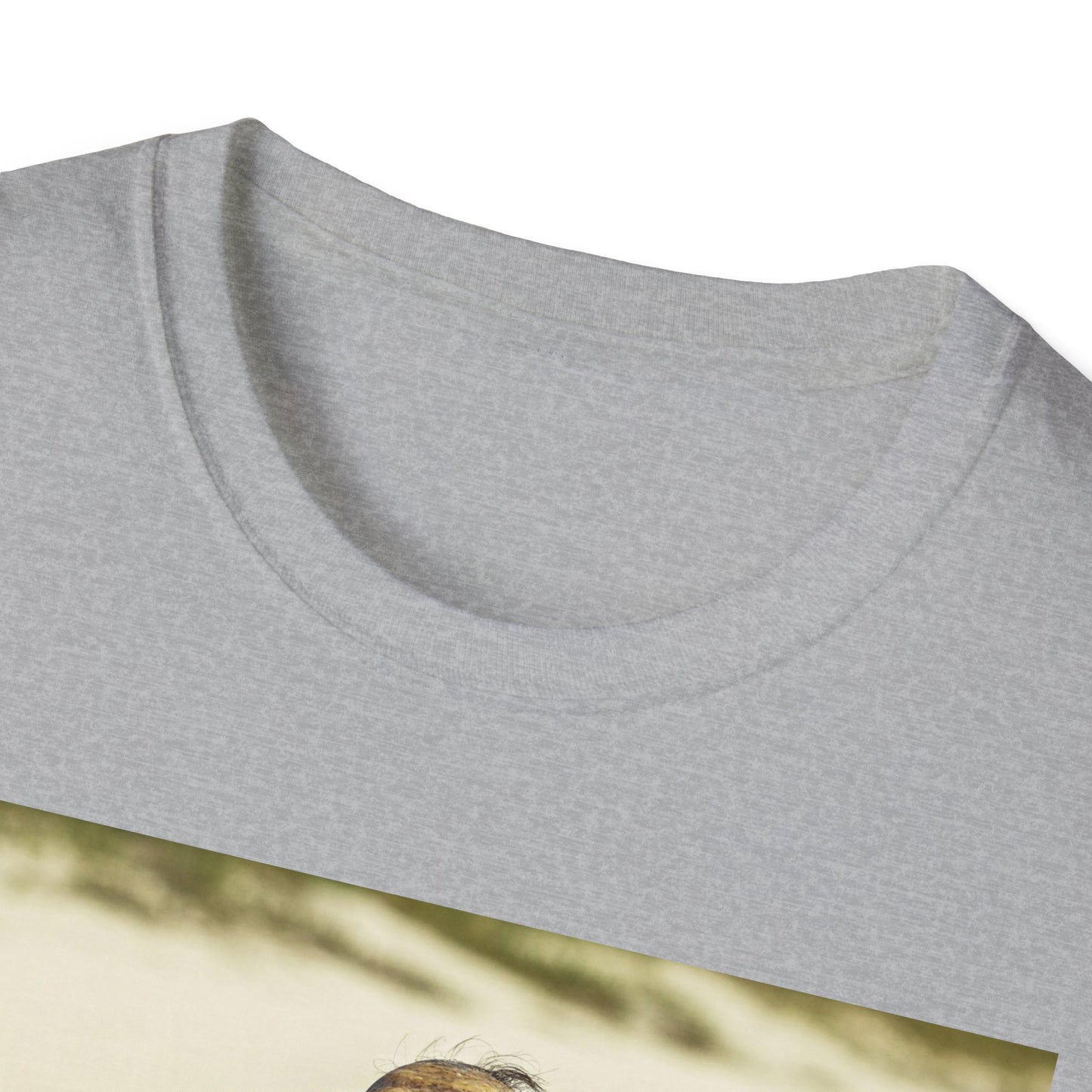 Chillin' Skeleton Unisex Softstyle T-Shirt - Perfect for Halloween & Casual Wear