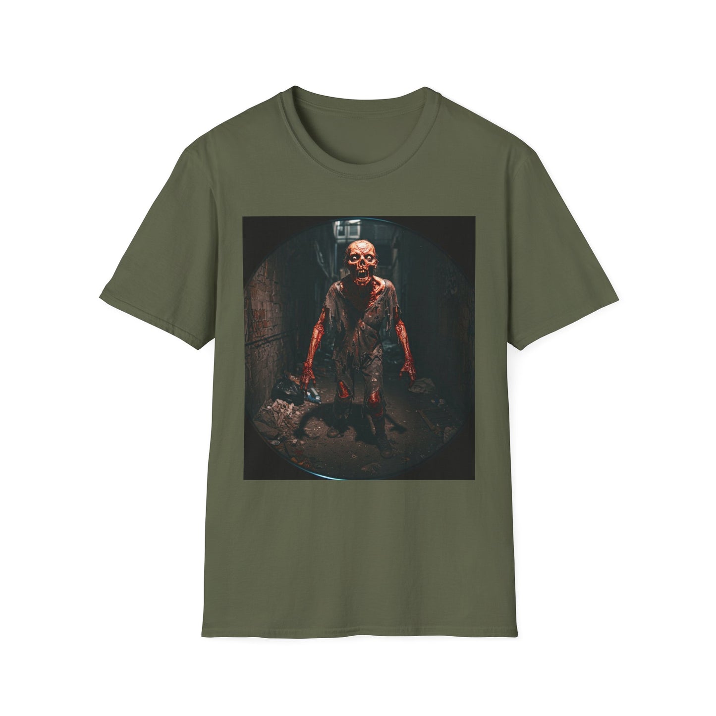 Apocalyptic Portrait Tee: A Vision of Decay