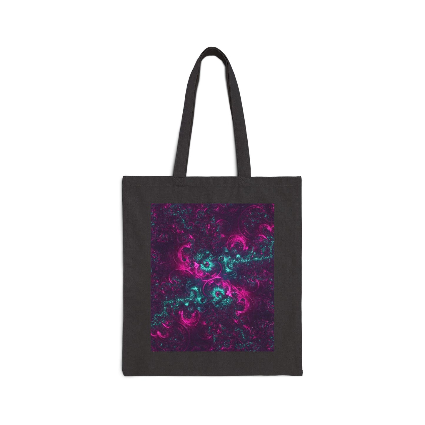 Vibrant Abstract Art Cotton Canvas Tote Bag