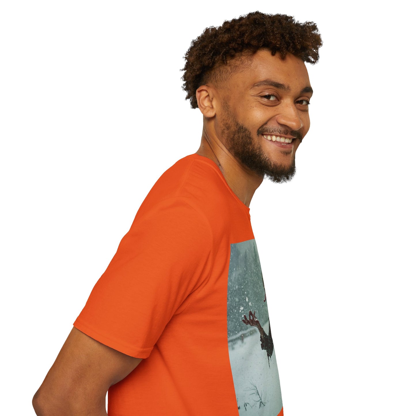Chilling Horror Graphic Tee - Unisex Softstyle T-Shirt with Spooky Design