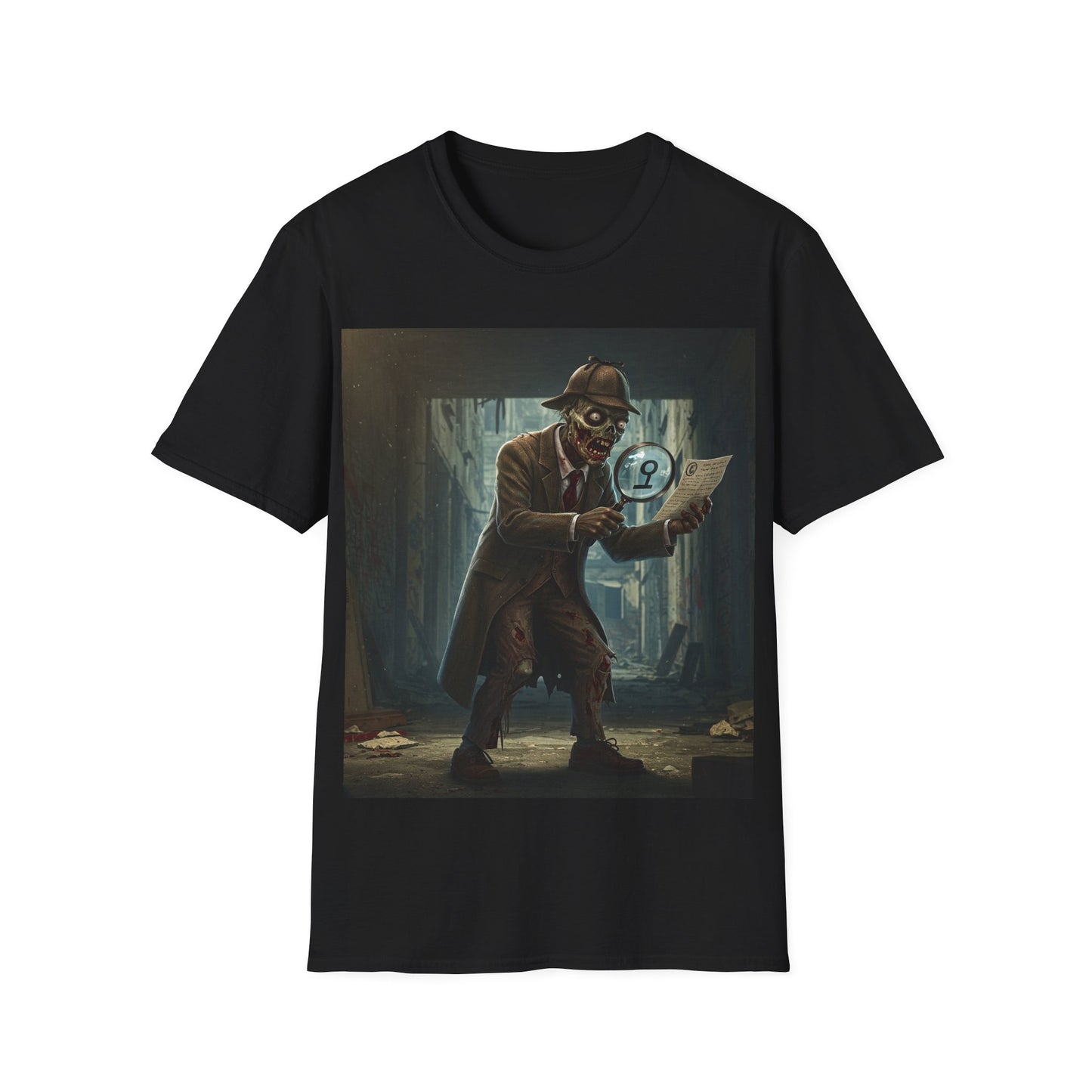UK - Mystery Hunter Unisex Softstyle T-Shirt - Cool Graphic Tee for Curious Minds
