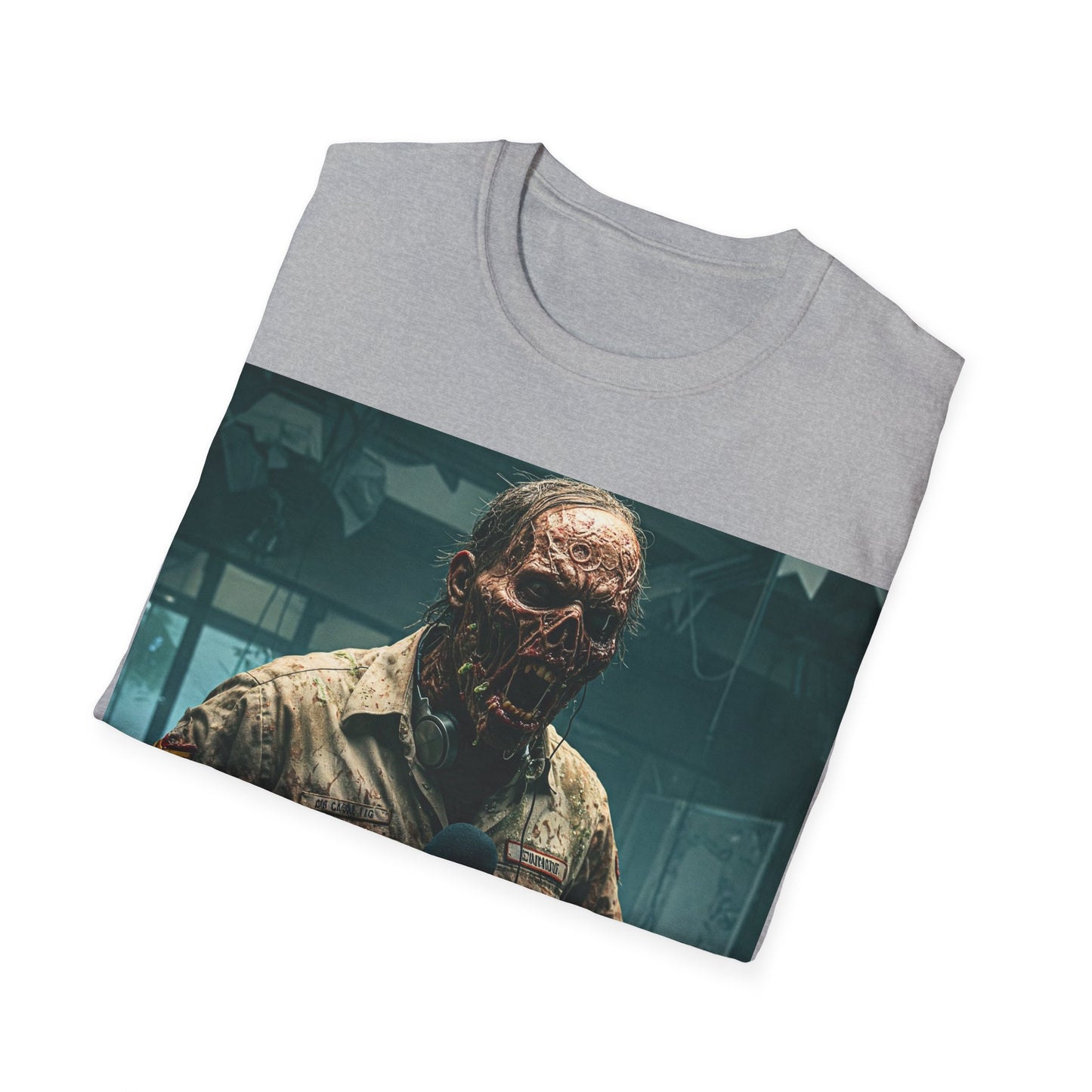 UK - Horror-Inspired Unisex Softstyle T-Shirt - Perfect for Halloween and Horror Fans