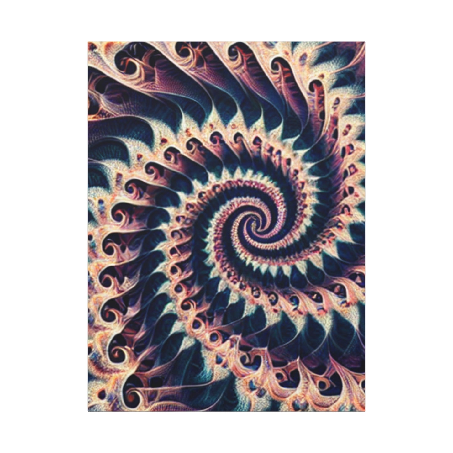 Abstract Spiral Art Canvas Print - Modern Home Decor for Art Lovers