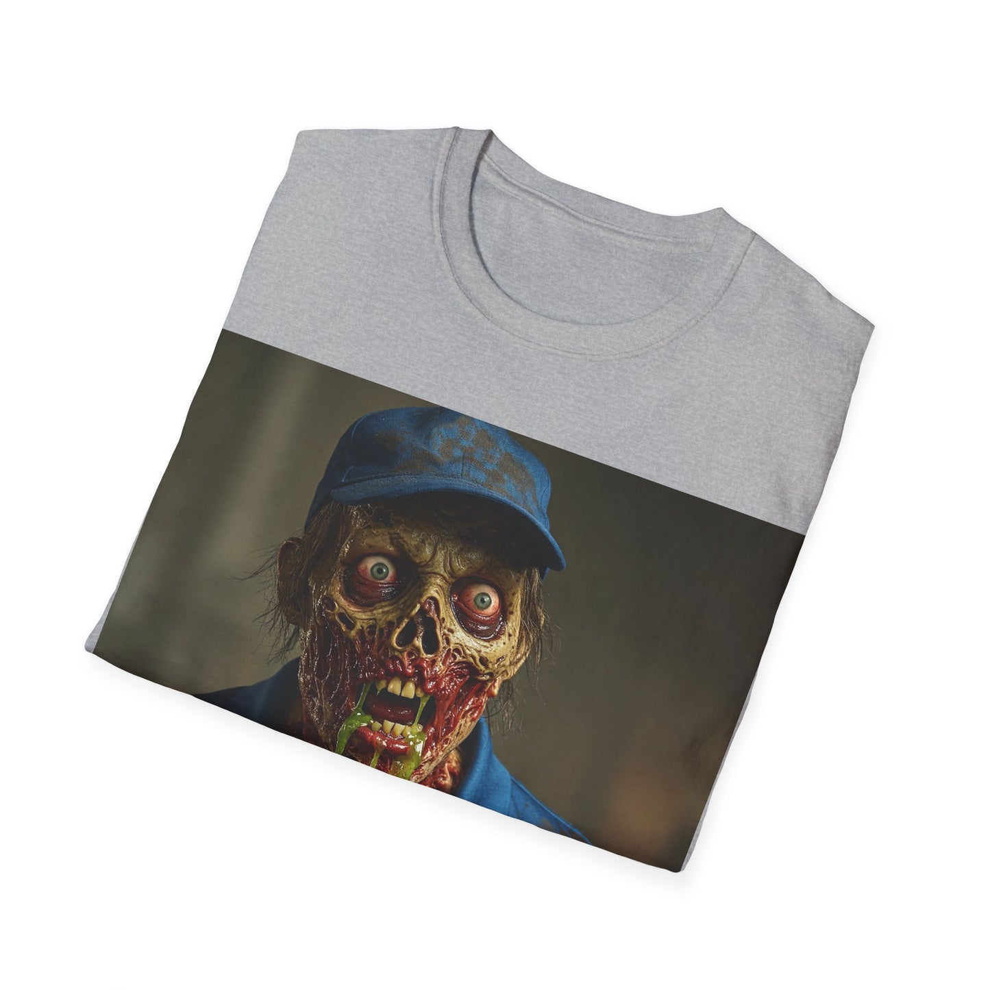 UK - Horror Pizza Delivery Zombie T-Shirt - Unisex Softstyle Tee