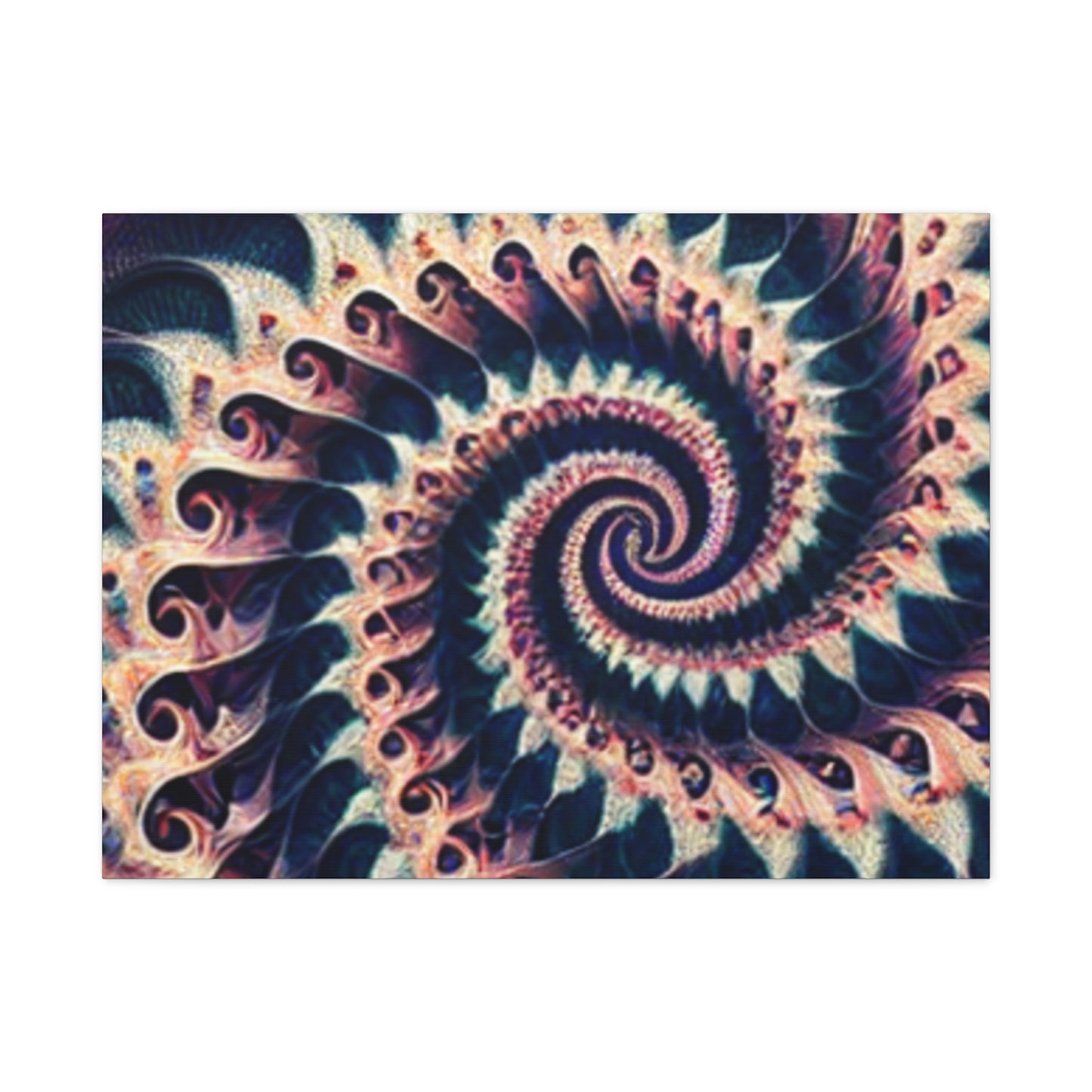 Abstract Spiral Art Canvas Print - Modern Home Decor for Art Lovers