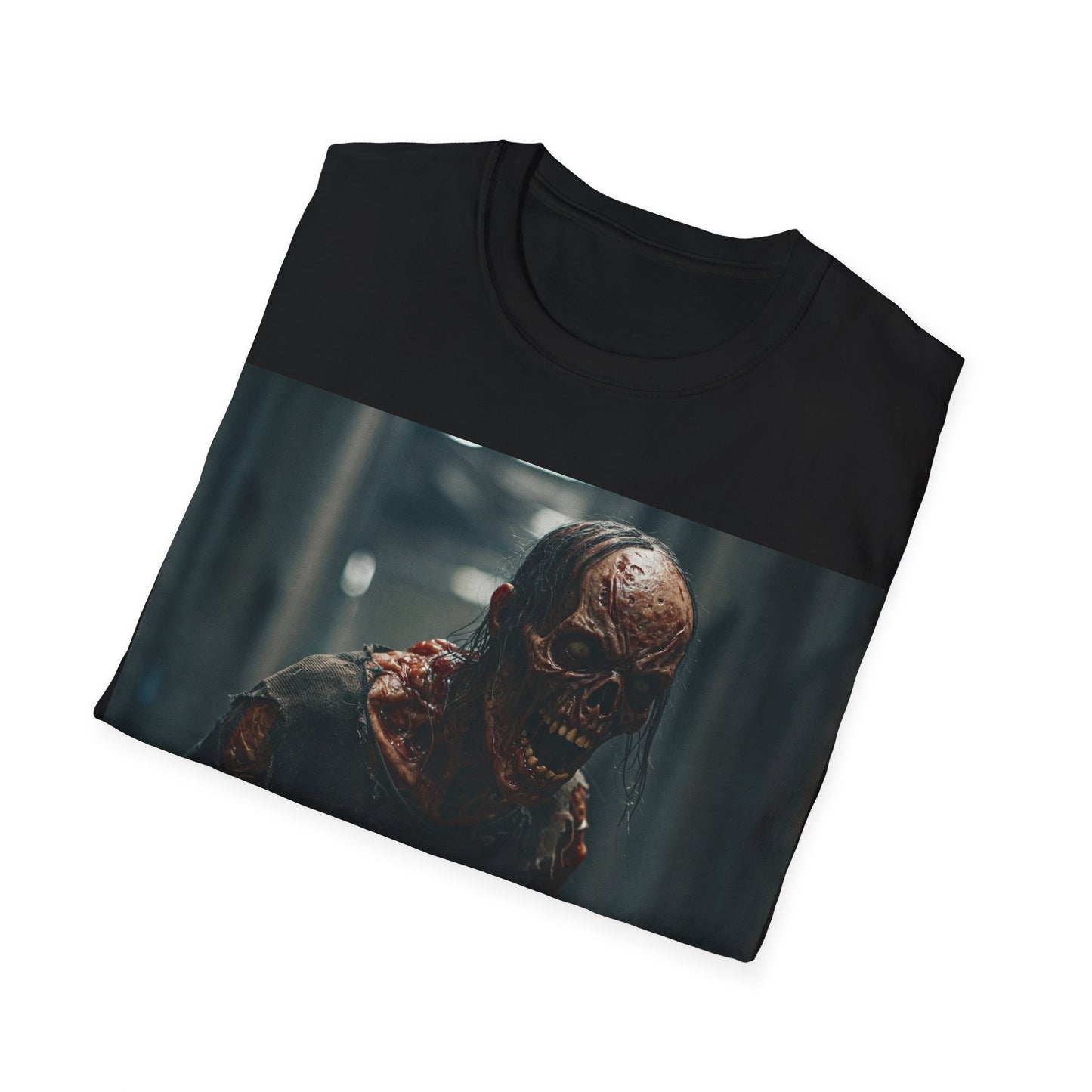 UK - Apocalyptic Portrait Tee, bold, decaying zombie graphic