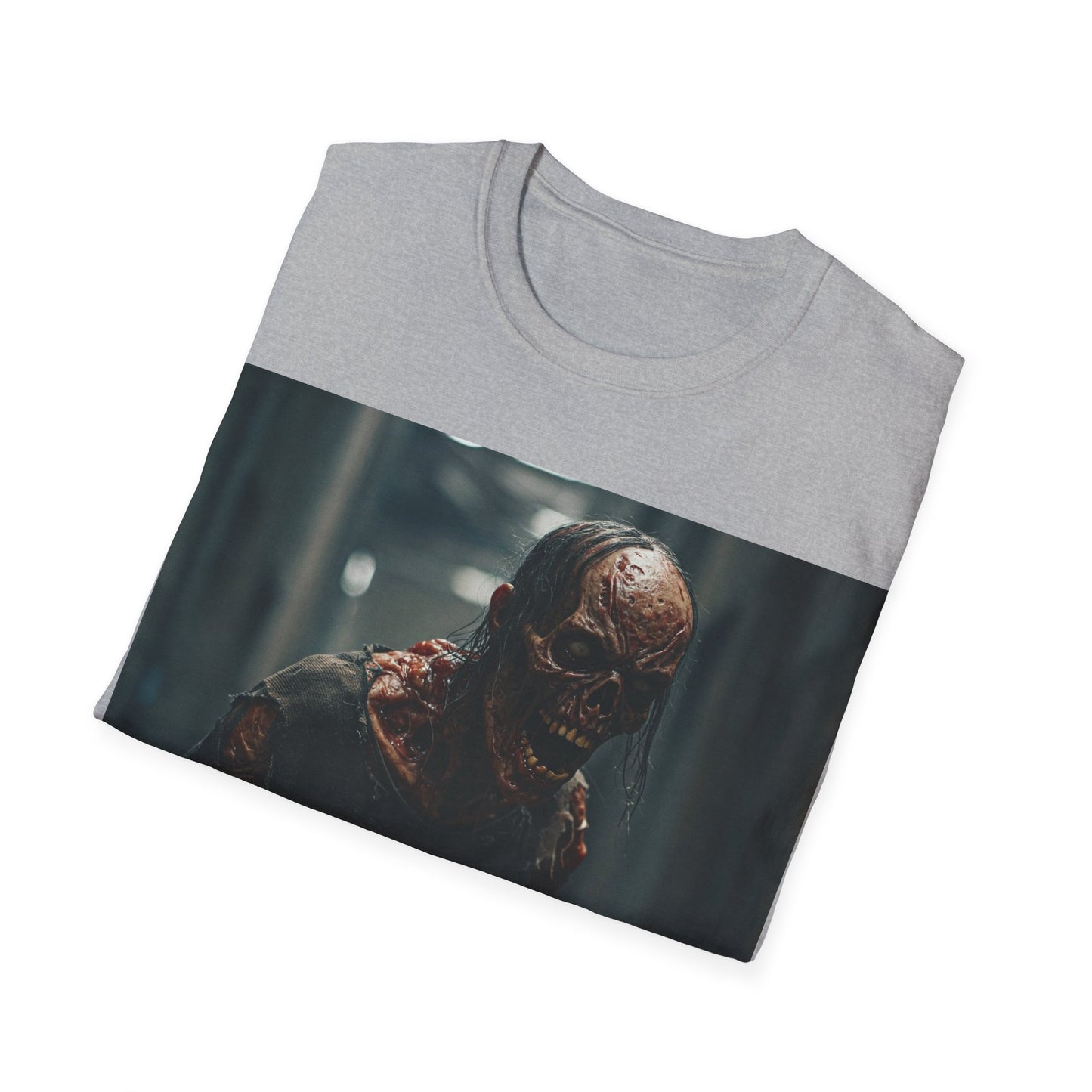 UK - Apocalyptic Portrait Tee, bold, decaying zombie graphic