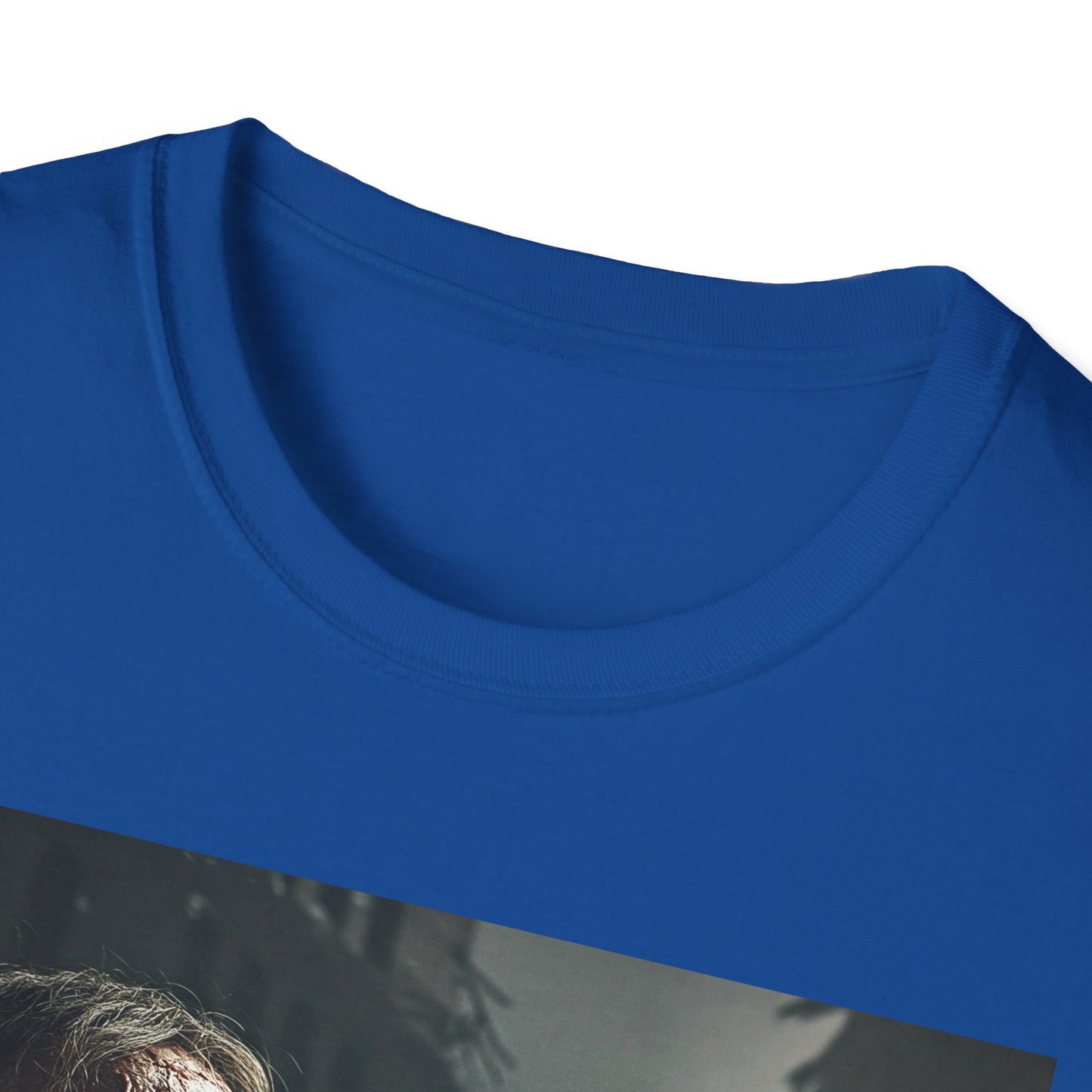 Apocalyptic Portrait Tee, bold, decaying zombie graphic