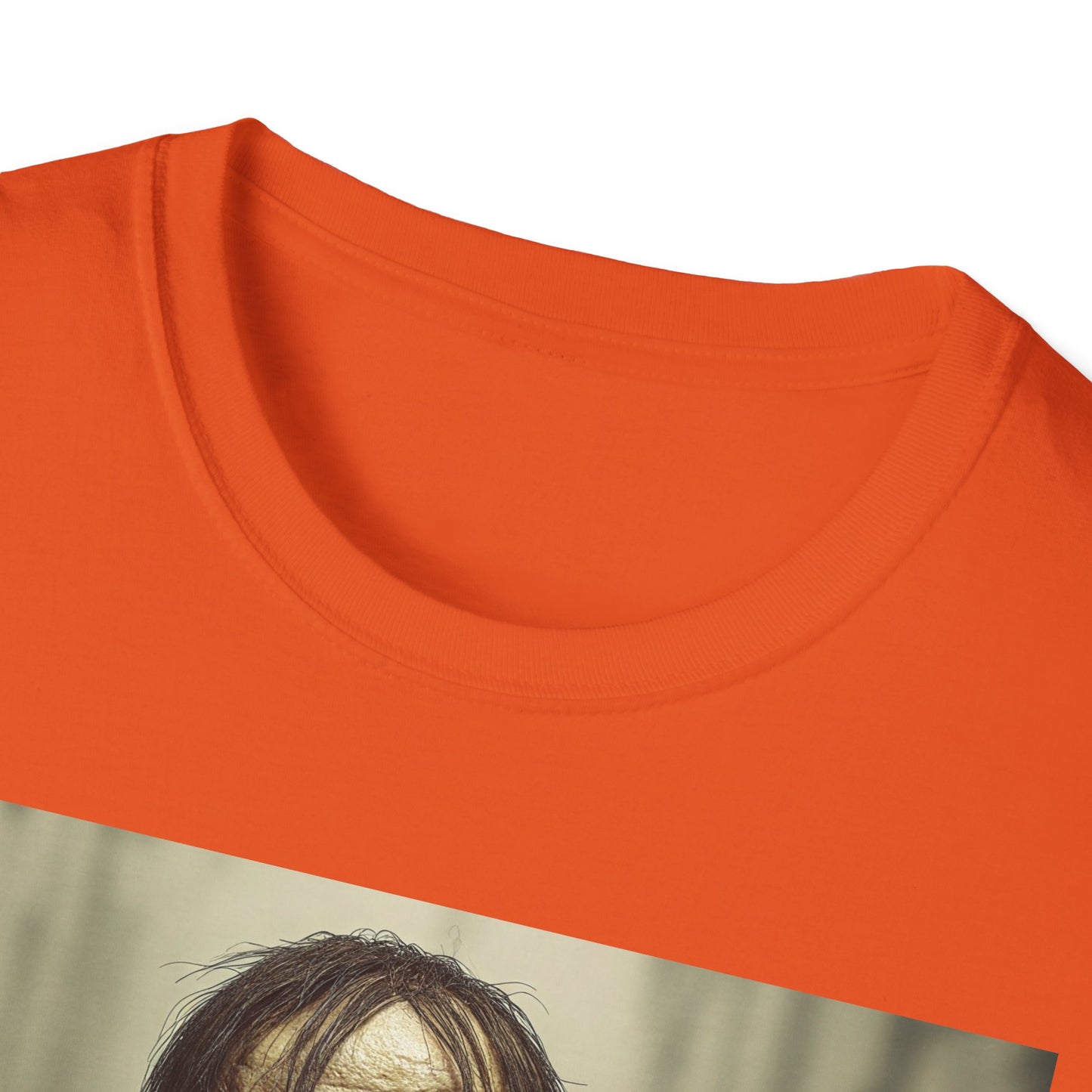 Apocalyptic Portrait Tee, bold, decaying zombie graphic