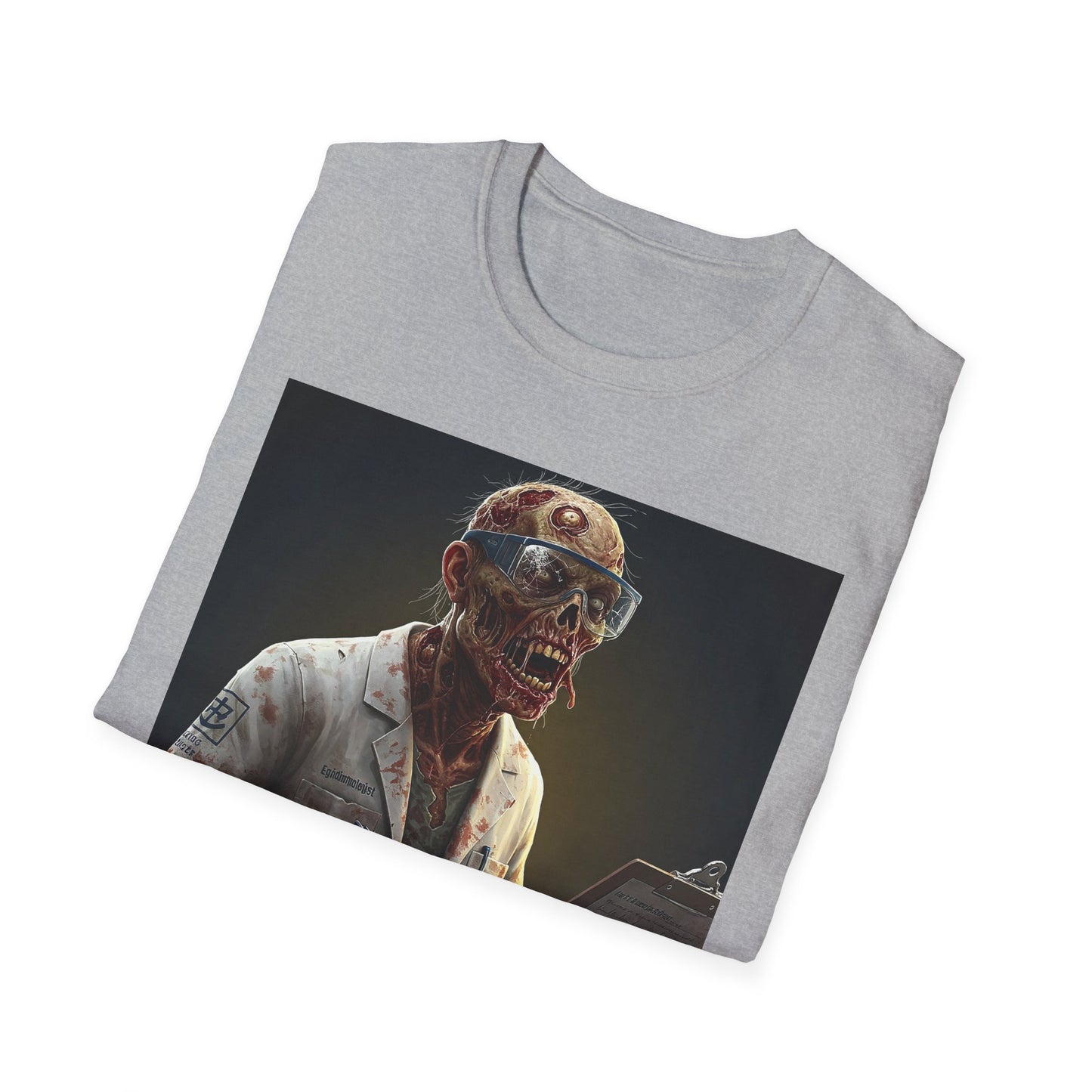 Zombie Doctor Graphic T-Shirt for Horror Fans