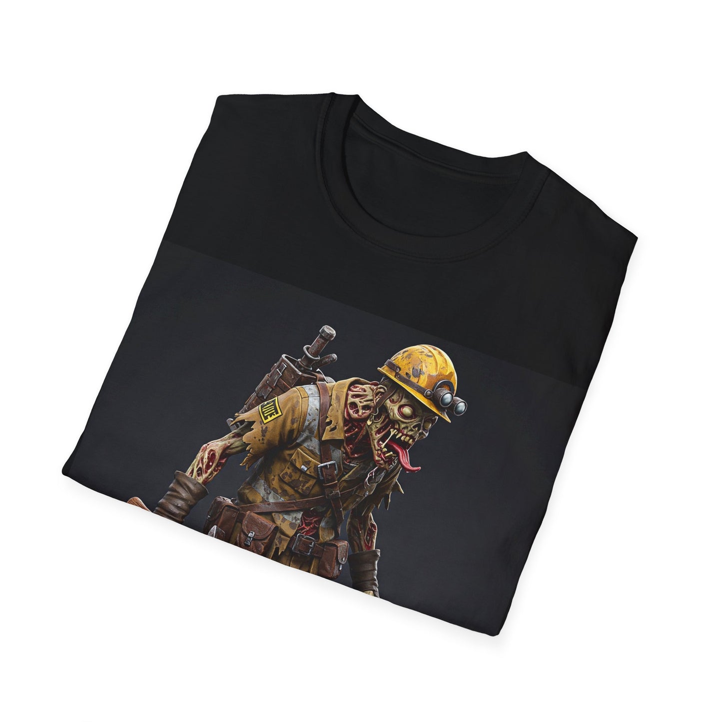 UK - Vintage Mining Themed Unisex Softstyle T-Shirt - Perfect for Adventure Lovers