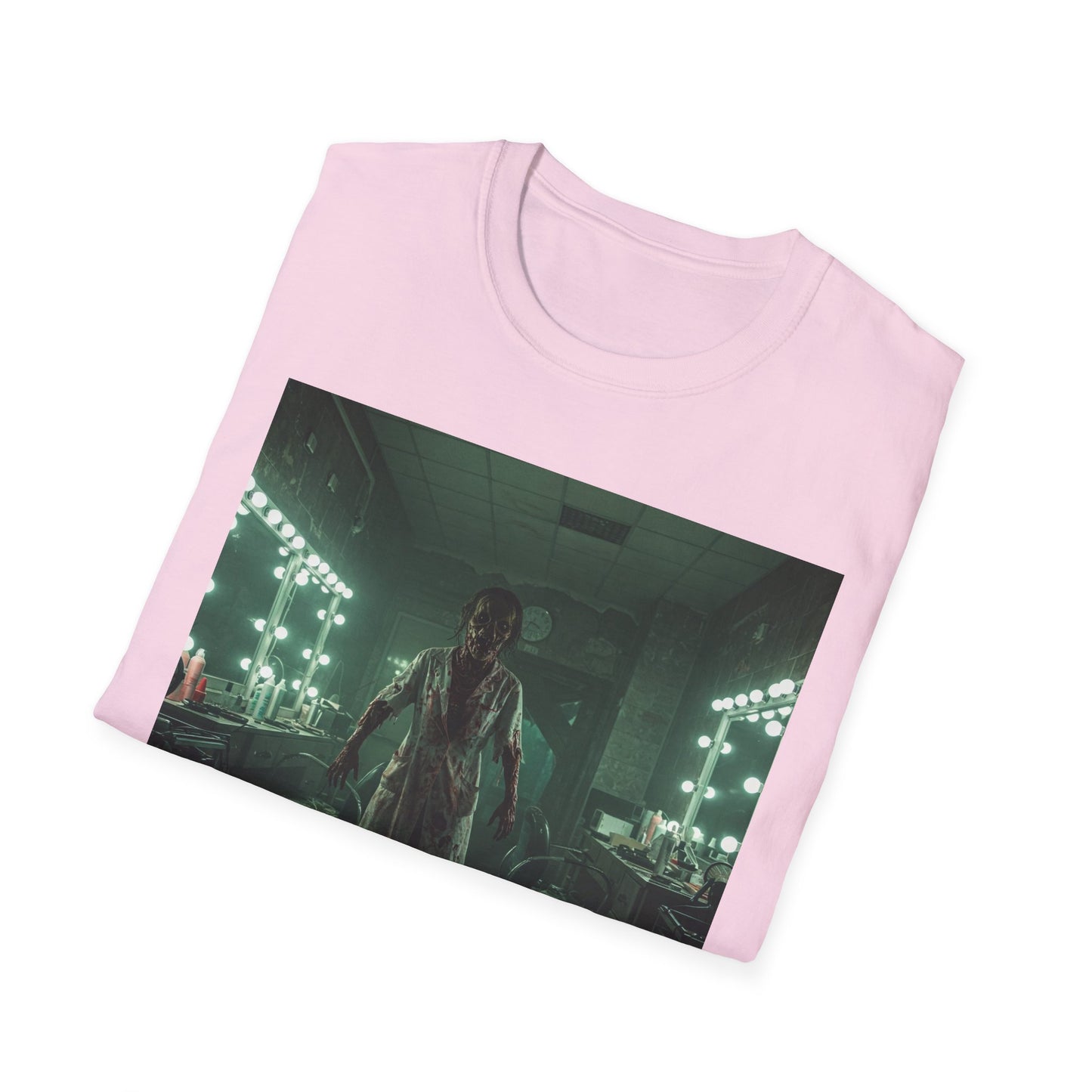 Creepy Horror Unisex Softstyle T-Shirt - Perfect for Halloween