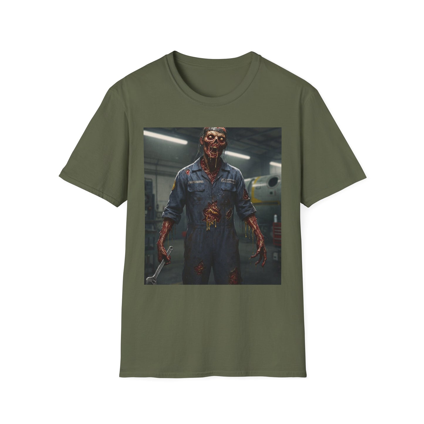 Unisex Softstyle Horror Graphic T-Shirt - Perfect for Halloween and Horror Fans