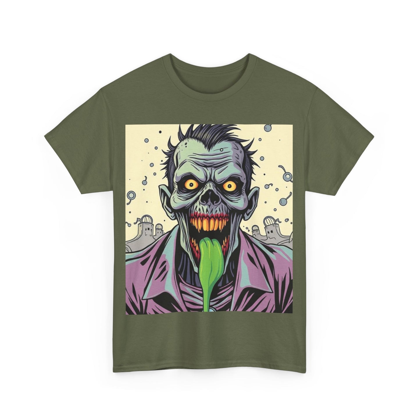 UK - Zombie Graphic Unisex Heavy Cotton Tee