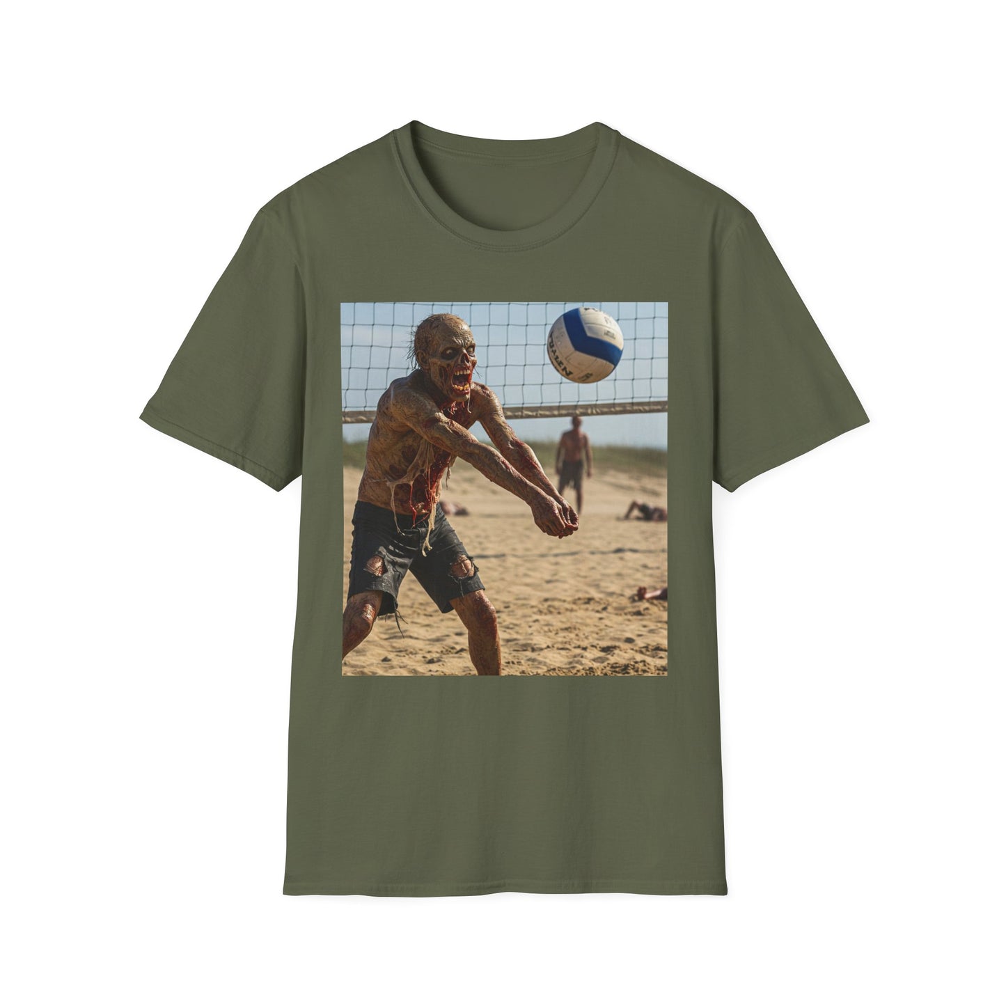 Beach Volleyball Unisex Softstyle T-Shirt - Perfect for Summer Fun and Sports Lovers
