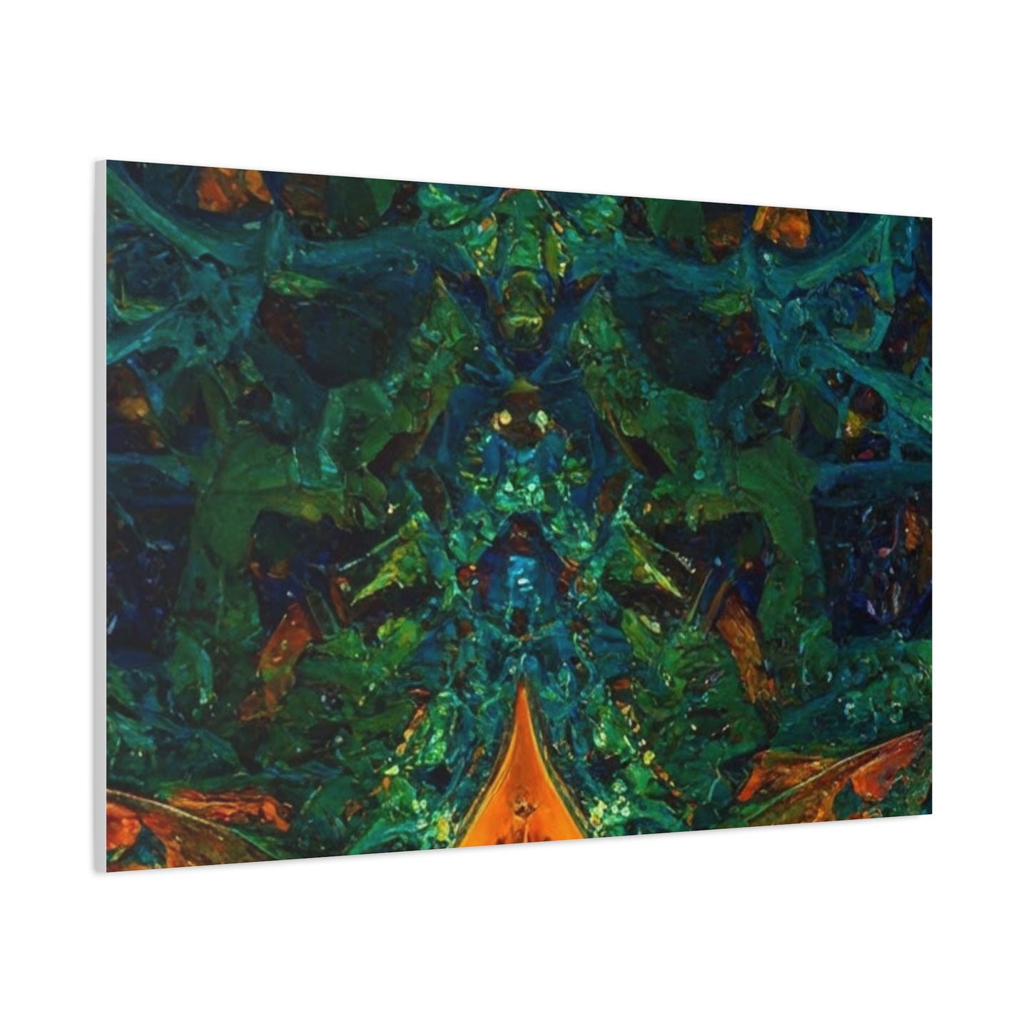 Vibrant Abstract Fractal Art Canvas Print