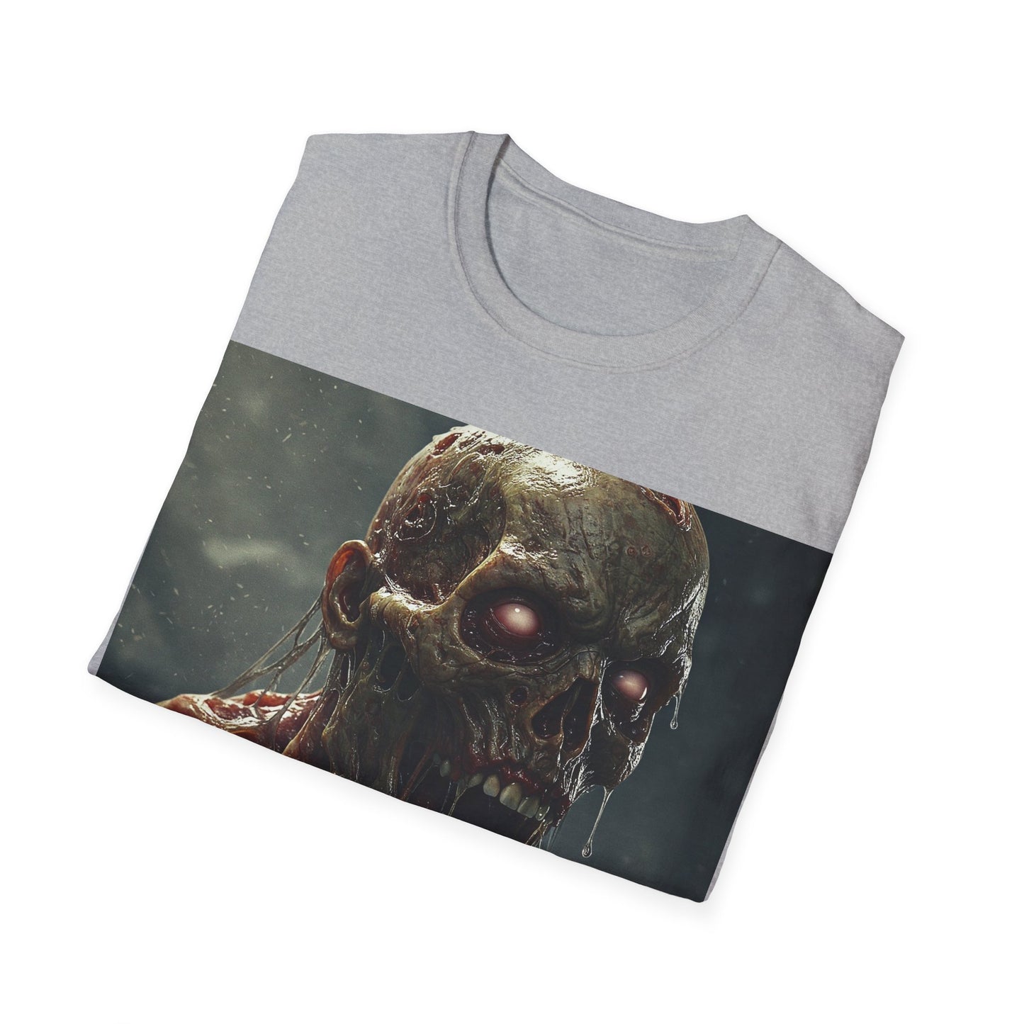 UK - Zombie Graphic Unisex T-Shirt - Perfect for Halloween and Horror Fans
