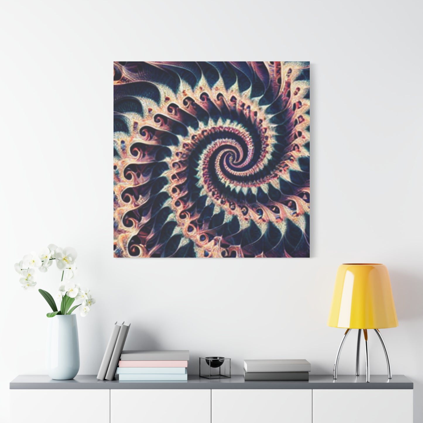 Abstract Spiral Art Canvas Print - Modern Home Decor for Art Lovers
