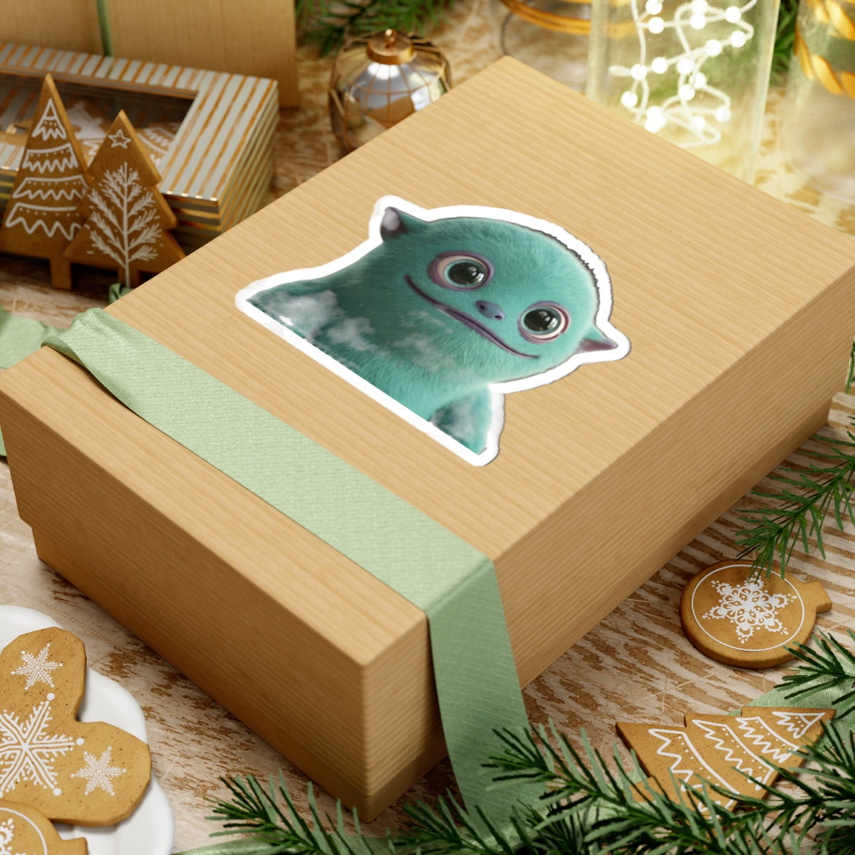 Cute Creature Kiss-Cut Stickers - Fun and Whimsical Vinyl Decor for Laptops, Water Bottles, and More!