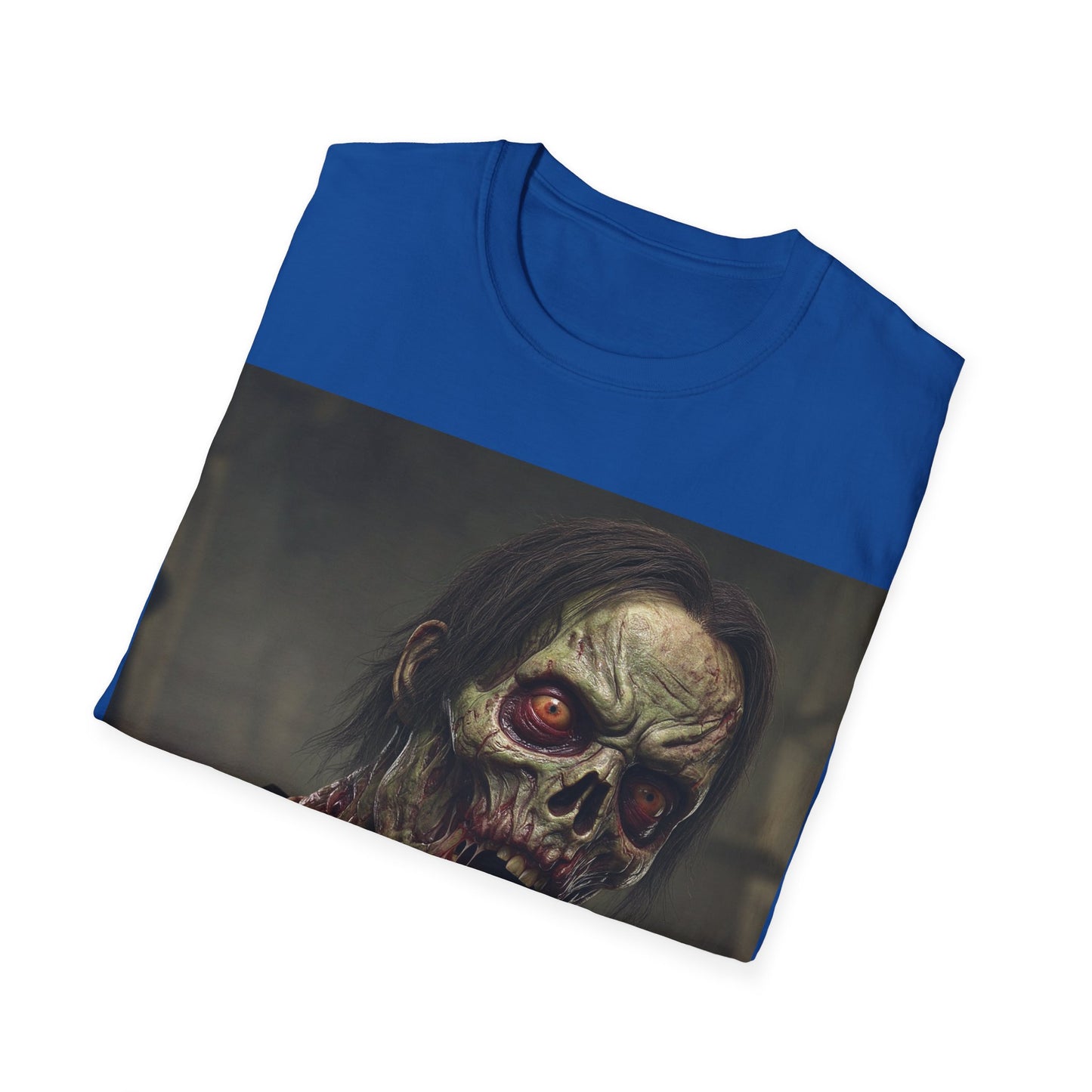 UK - Zombie Graphic Unisex Softstyle T-Shirt for Horror Fans