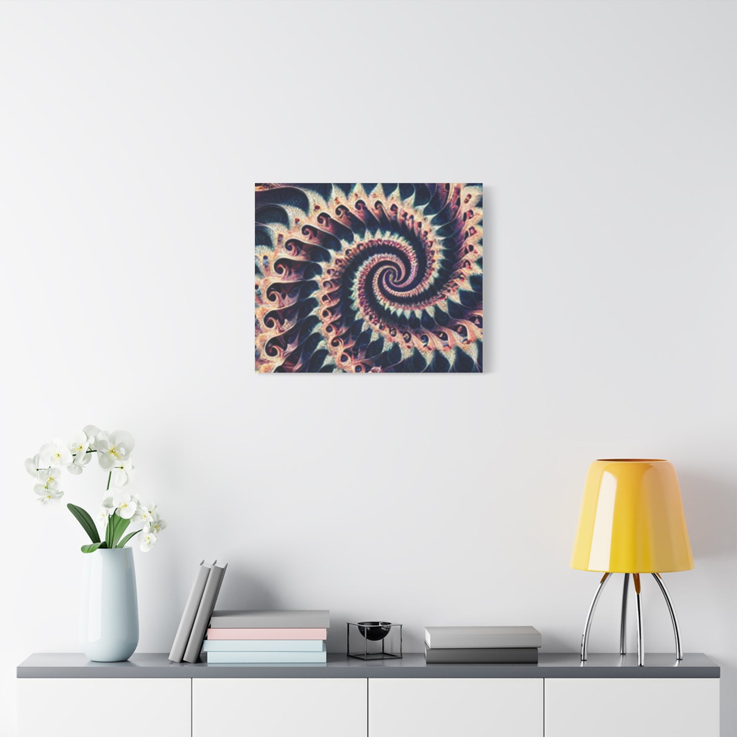 Abstract Spiral Art Canvas Print - Modern Home Decor for Art Lovers