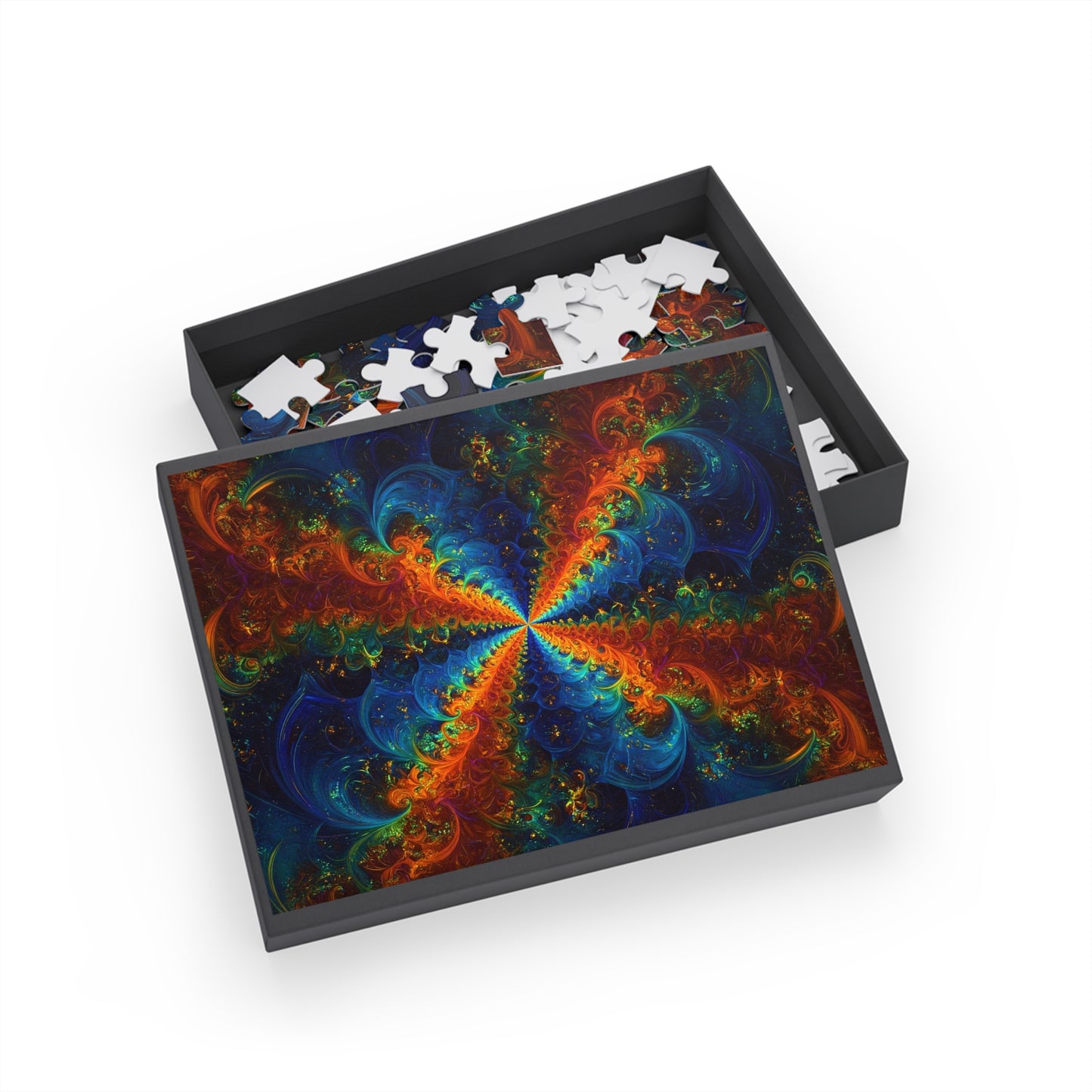008 - Fractal Puzzle (96, 252, 500, 1000-Piece) - Fun Family Activity and Gift