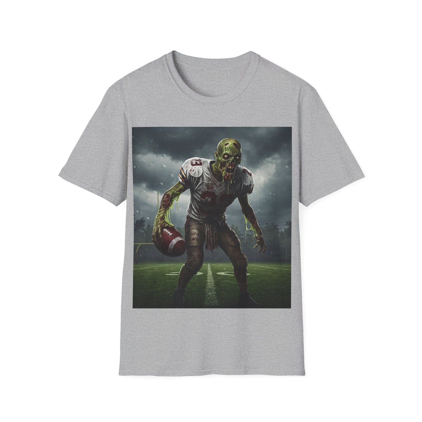 UK - Zombie Football Graphic T-Shirt for Horror Fans
