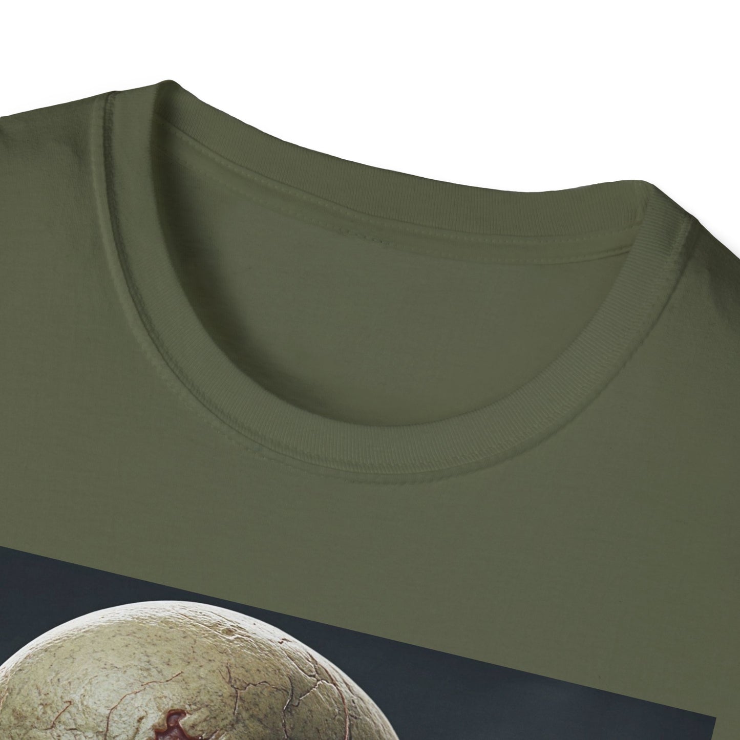Apocalyptic Portrait Tee, bold, decaying zombie graphic