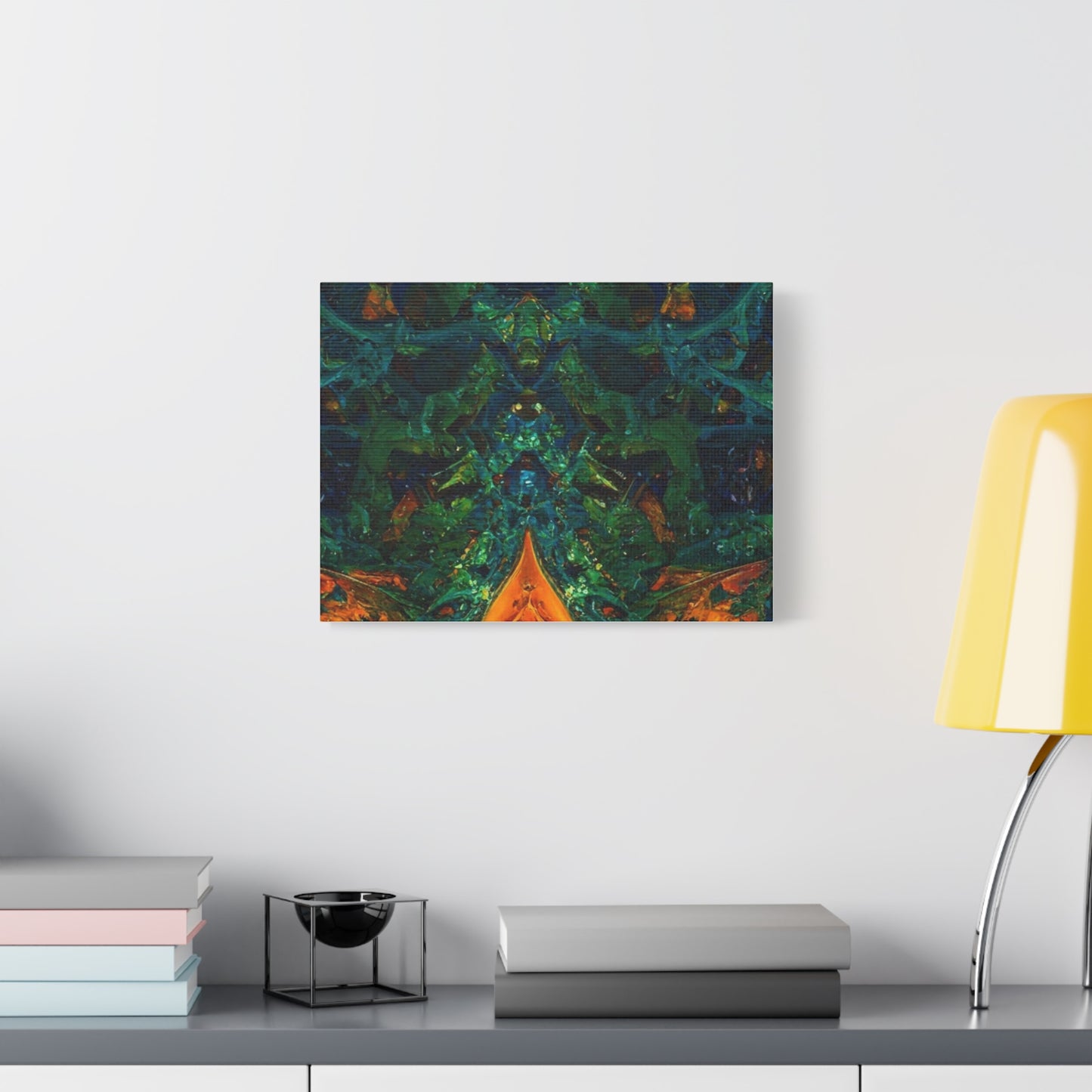 Vibrant Abstract Fractal Art Canvas Print