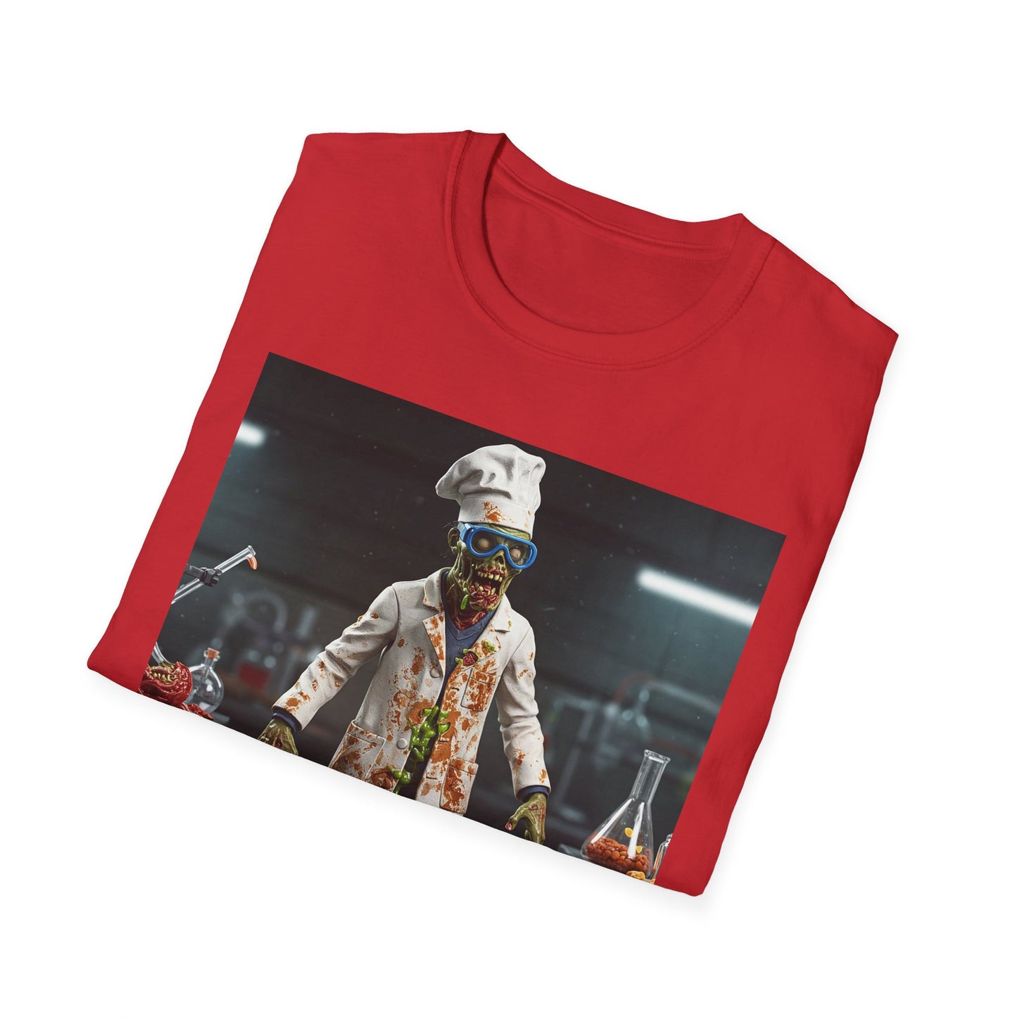 Zombie Chef Unisex Softstyle T-Shirt - Fun Halloween Casualwear