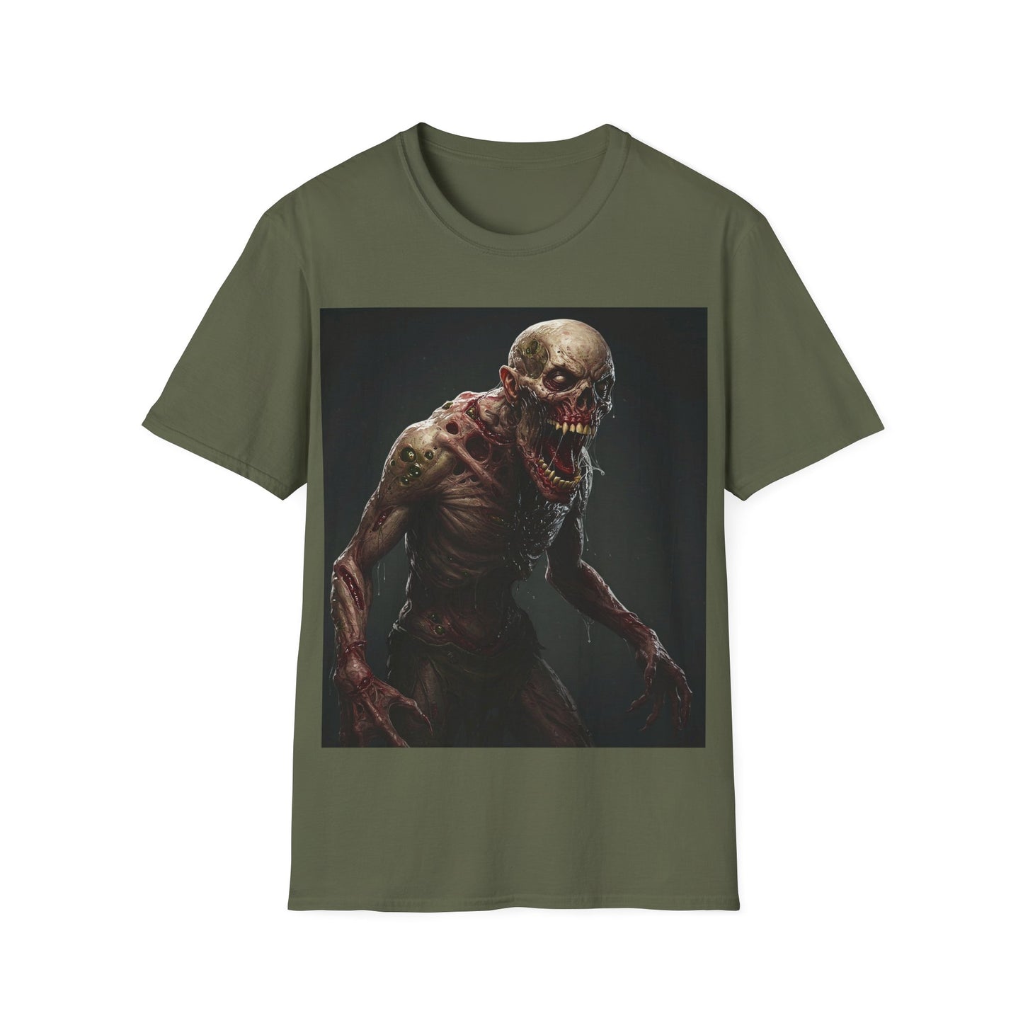UK - Creepy Horror Apocalyptic Portrait Tee: A Vision of Decay