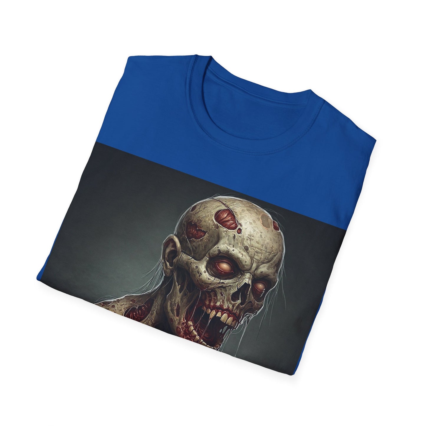 UK - Zombie Graphic Unisex Softstyle T-Shirt for Horror Fans