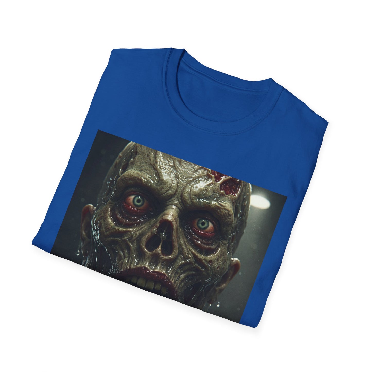 Apocalyptic Portrait Tee, bold, decaying zombie graphic