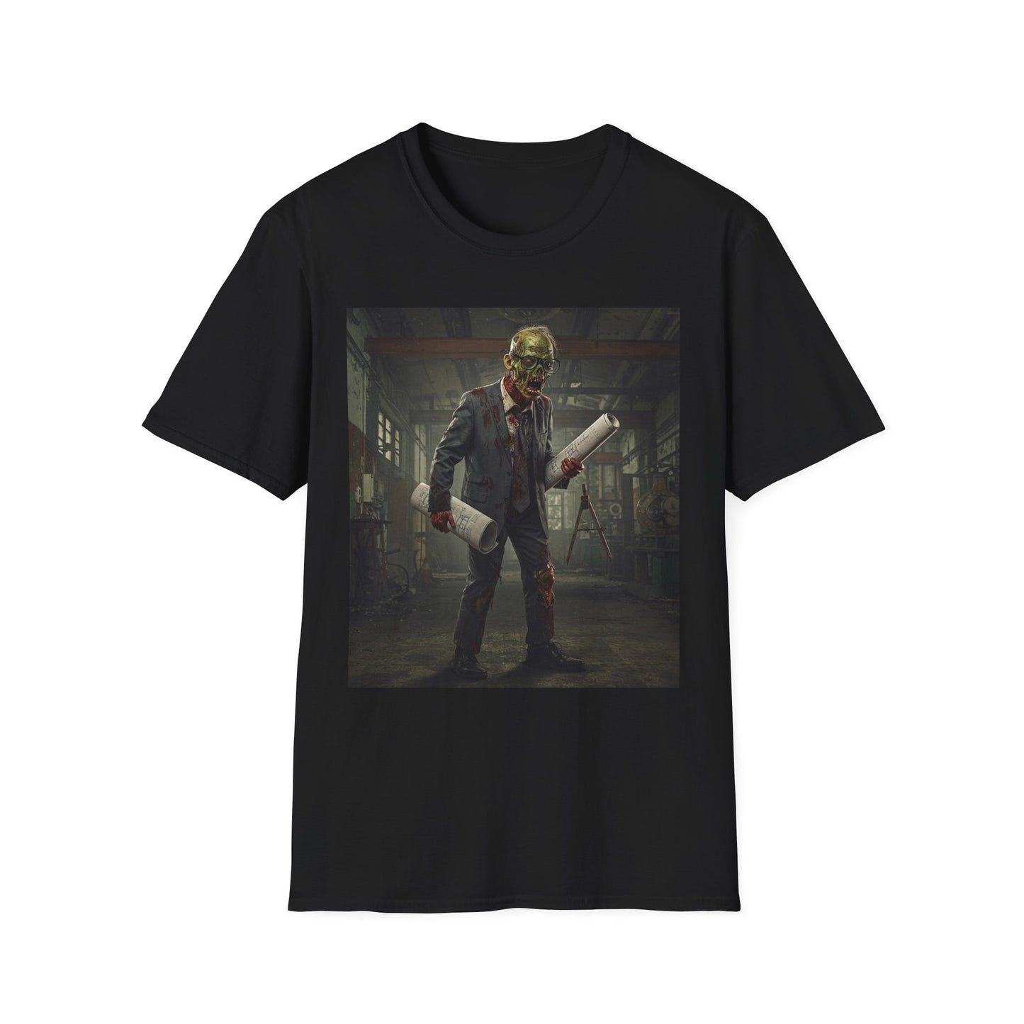 Zombie Apocalypse Unisex Softstyle T-Shirt - Perfect for Halloween and Horror Fans