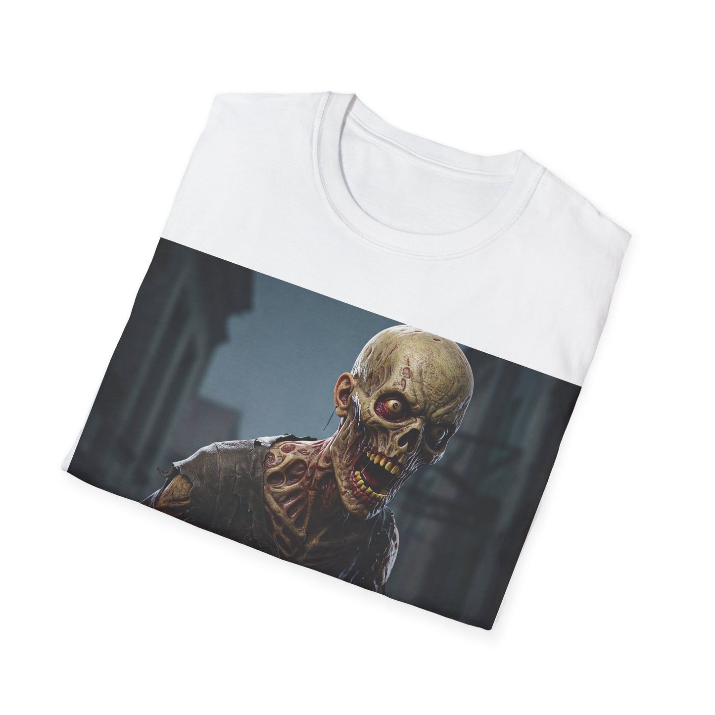 UK - Spooky Zombie Graphic T-Shirt for Halloween