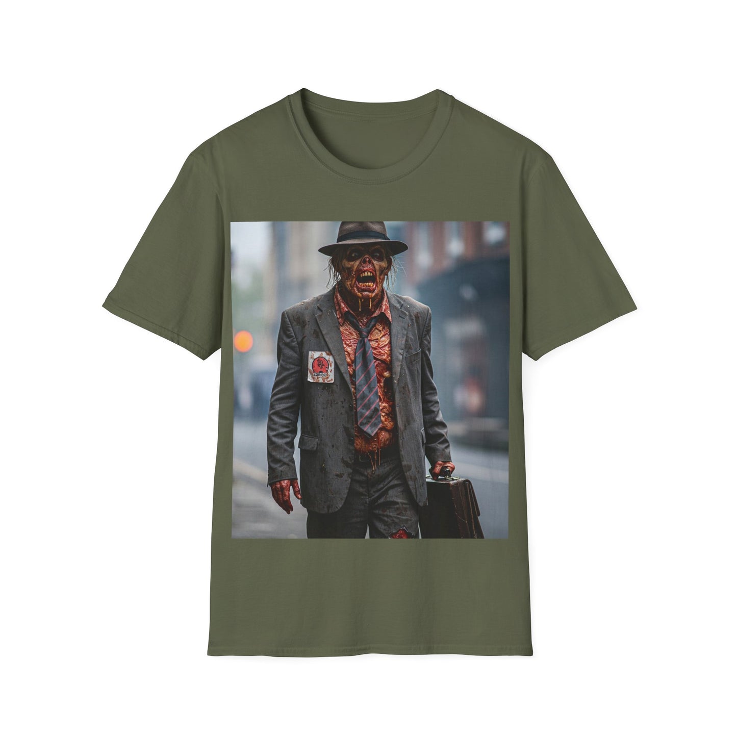 UK - Stylish Horror-Themed Unisex Softstyle T-Shirt