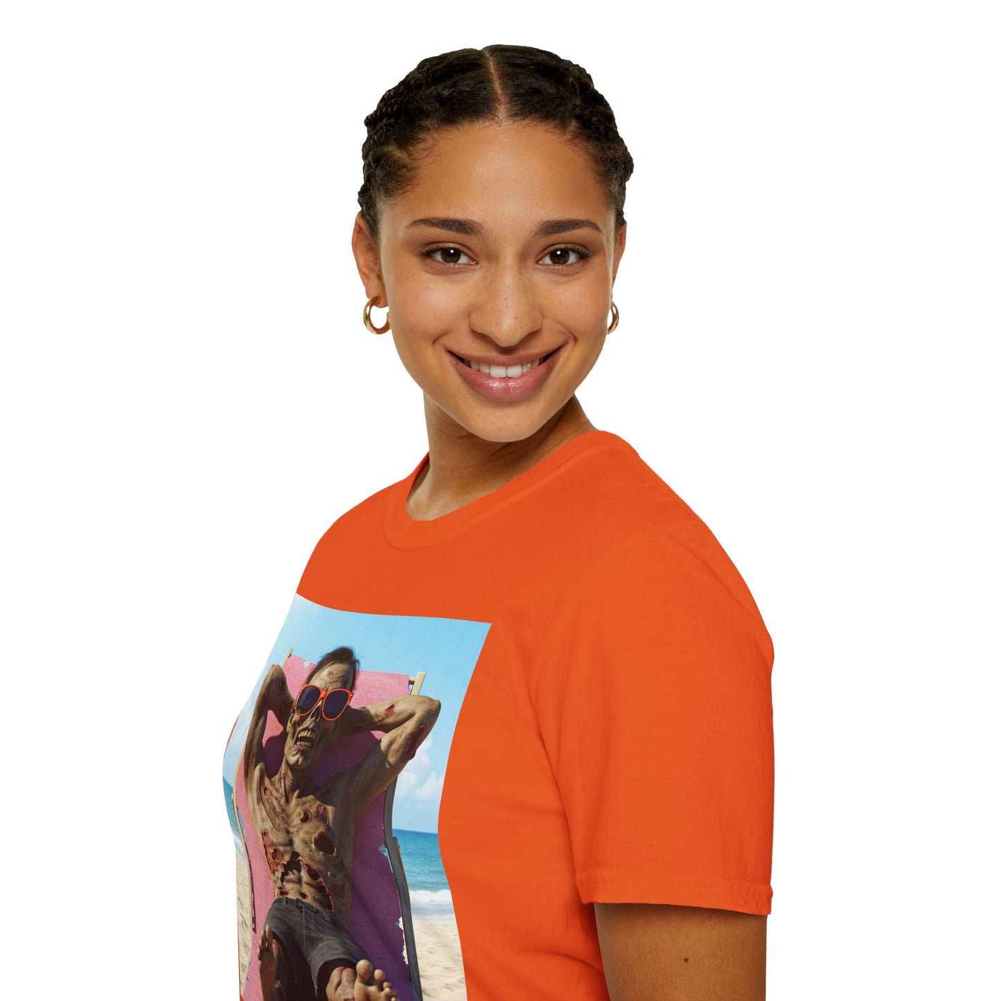 Beach Vibes Skeleton Unisex T-Shirt - Cool Summer Graphic Tee